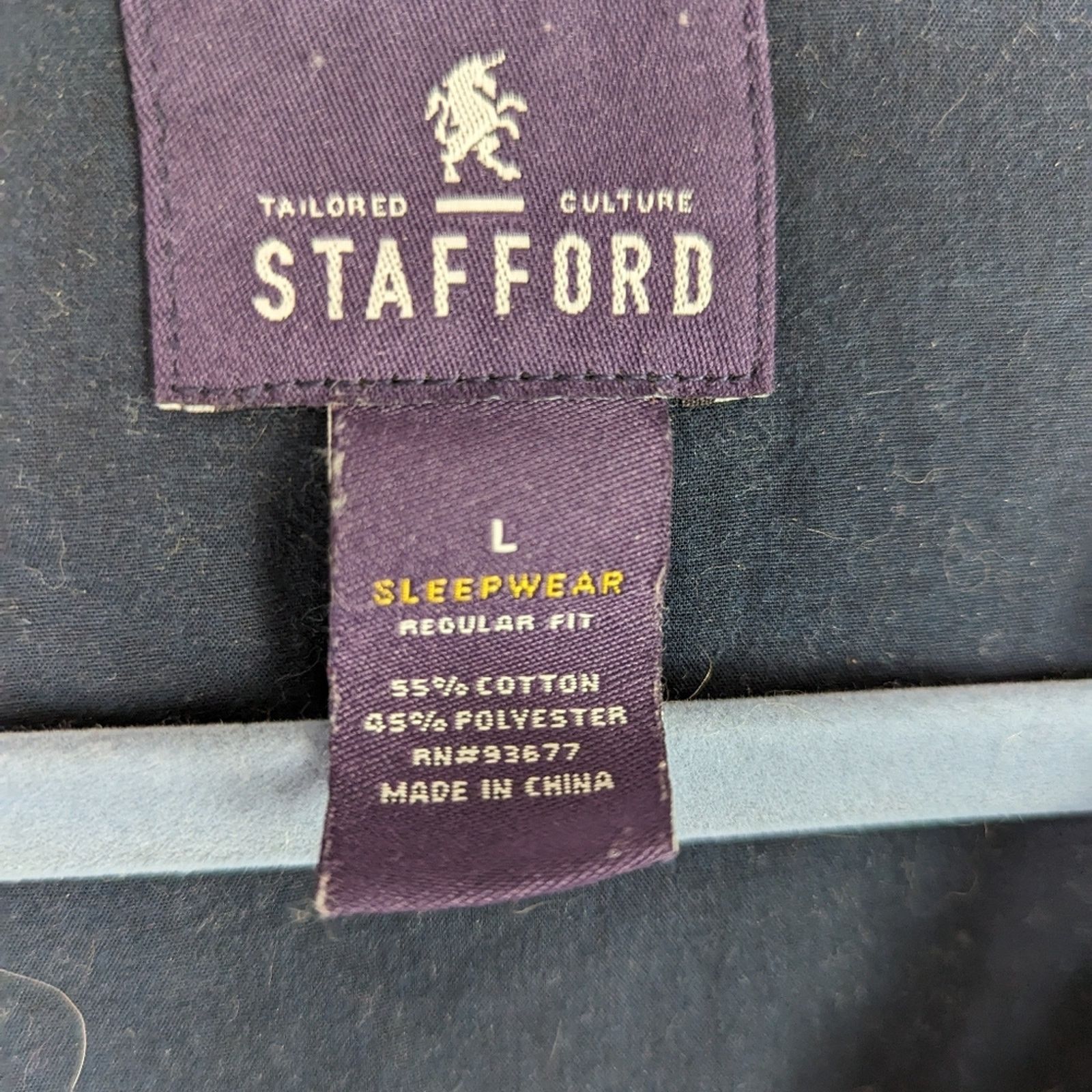 Stafford Stafford Men's Sleep Shirt L Size US L / EU 52-54 / 3 - 3 Thumbnail