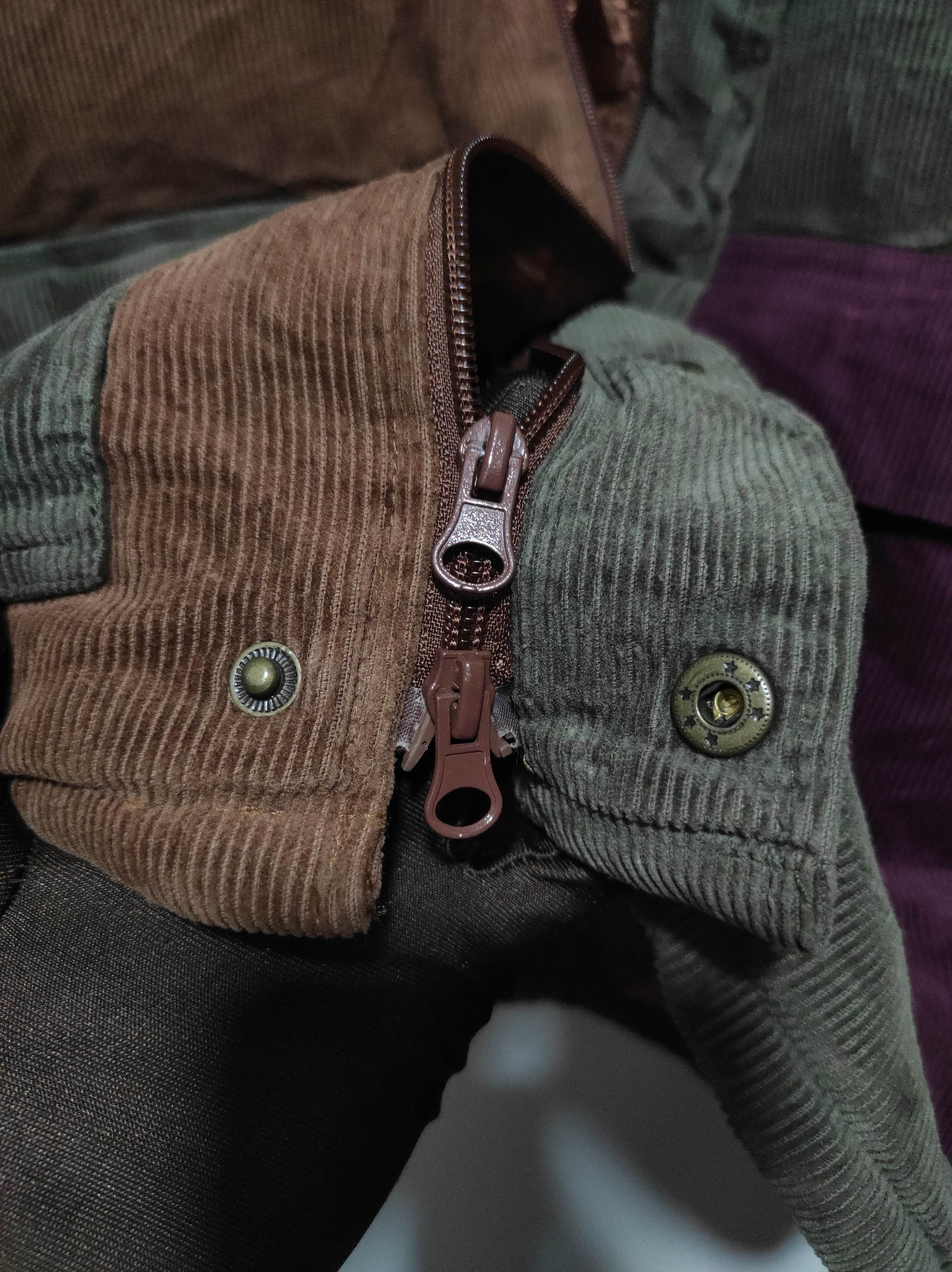 Hysteric Glamour Sm.Sadau Carduroy colorblock parka jacket Size US L / EU 52-54 / 3 - 10 Thumbnail
