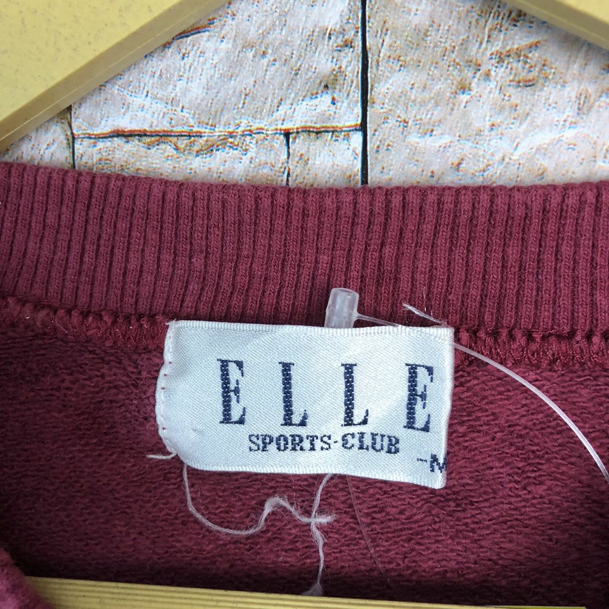 Ellesse Elle Sport Club Maroon Sweatshirt #A399 Size US M / EU 48-50 / 2 - 10 Thumbnail