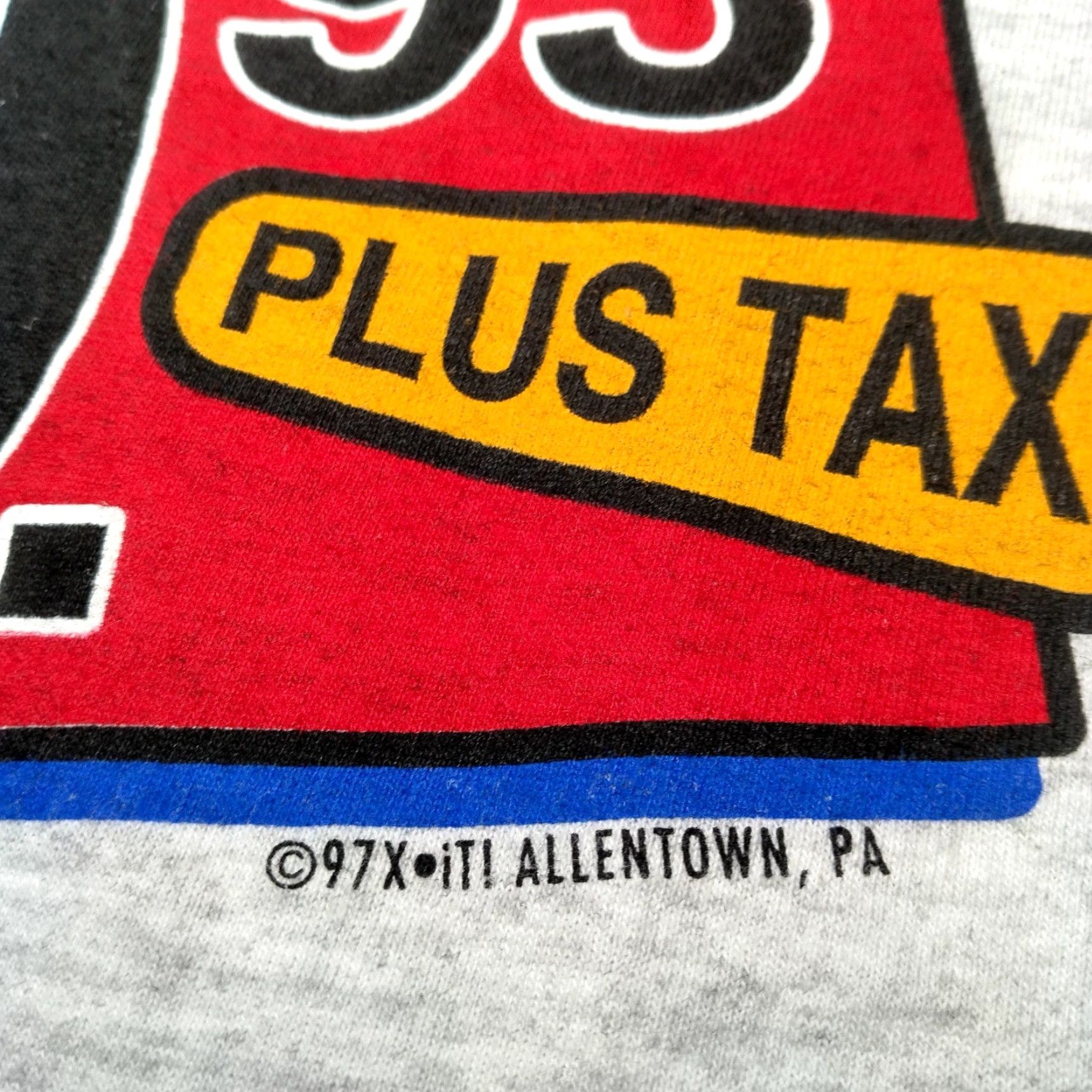 Lee VINTAGE Lee T-Shirt Mens XL Gray Short Sleeve Crew Neck 1990s 60 Years Old Birthday Gift I'm Not 60 I'm 59.95 Plus Tax Graphic Regular Size US XL / EU 56 / 4 - 6 Thumbnail