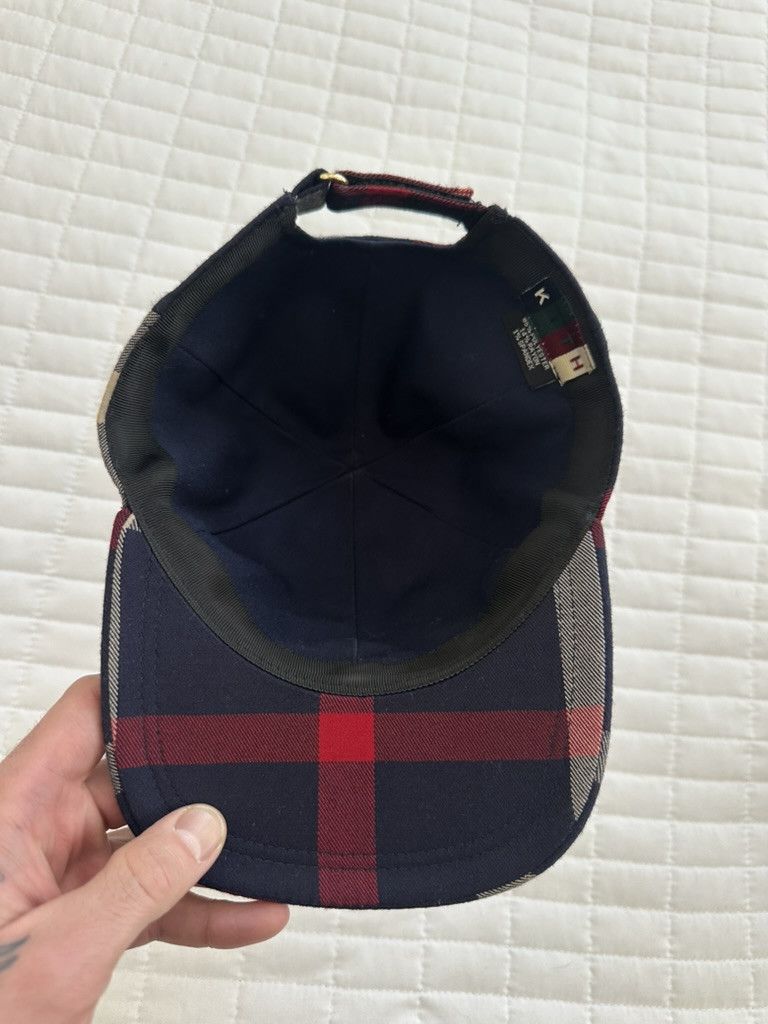 Bergdorf Goodman × Kith Kith for Bergdorf Goodman VF Plaid Cap Navy/Red Size ONE SIZE - 4 Thumbnail