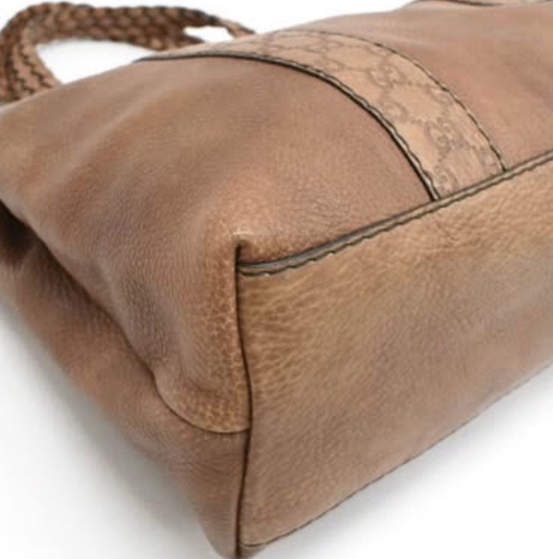 Gucci Gucci Brown Guccissma Bamboo Tote Bag Size ONE SIZE - 6 Thumbnail