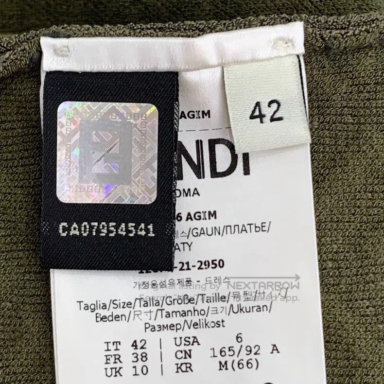 Fendi Fendi Logo letter hidden pattern full-print green jumpsuit Size 27" / US 4 / IT 40 - 7 Thumbnail