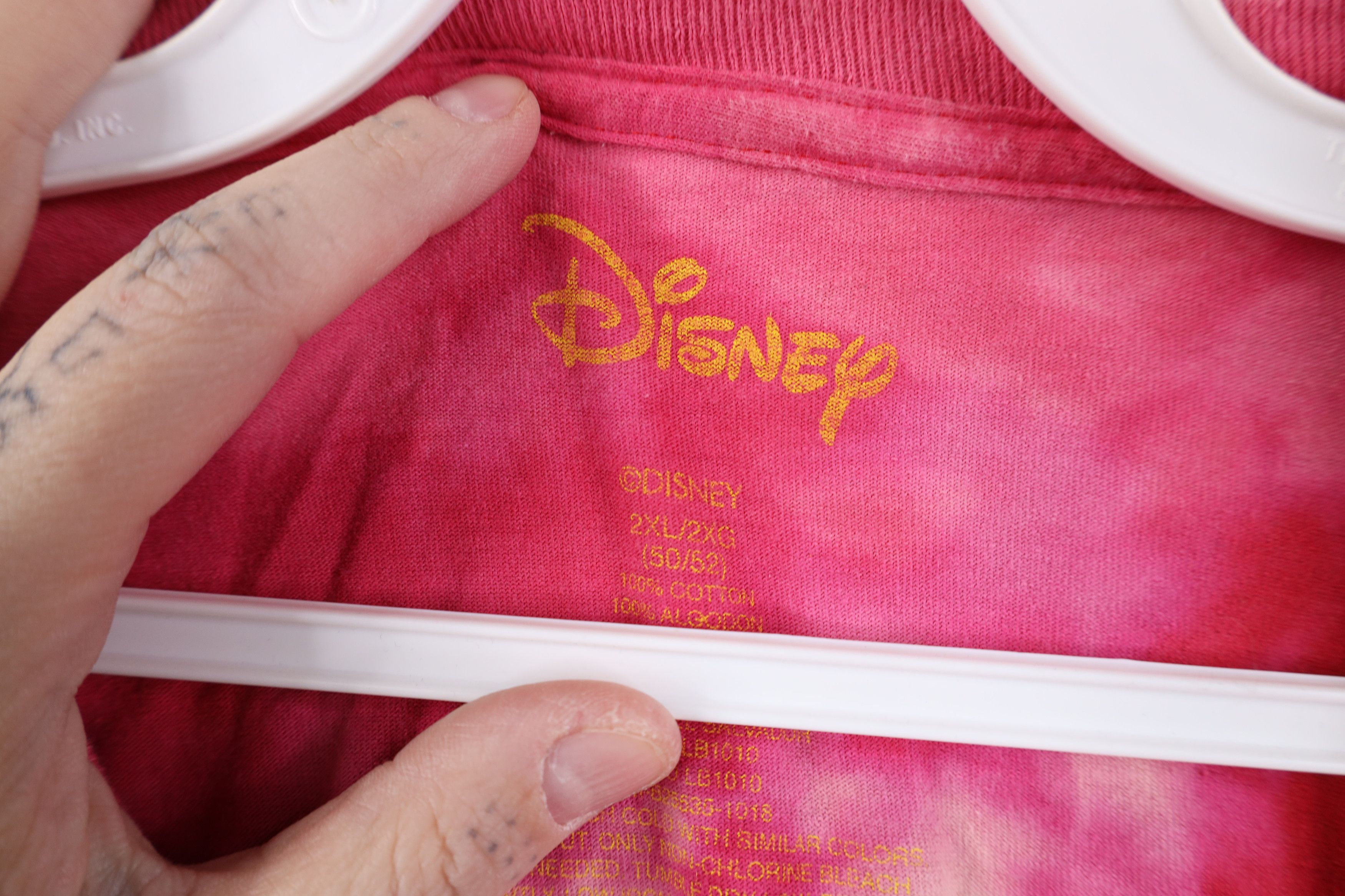 Disney Y2K Disney Acid Wash Walt Disney World Florida T-Shirt Red Size US XXL / EU 58 / 5 - 7 Thumbnail
