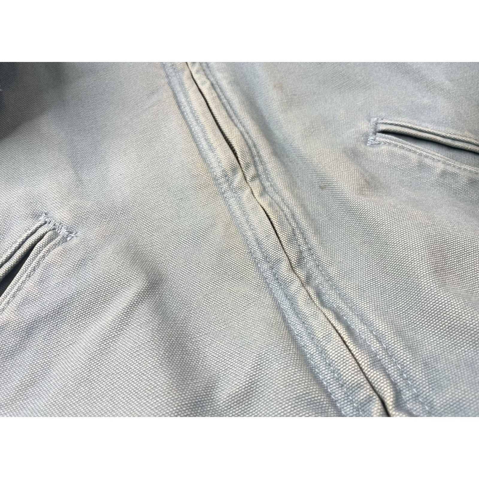 Carhartt VINTAGE Carhartt WJ141 Seaglass Blue Sierra Sherpa Lined Jacket Women’s Large Full Zip Jacket Size L / US 10 / IT 46 - 3 Thumbnail