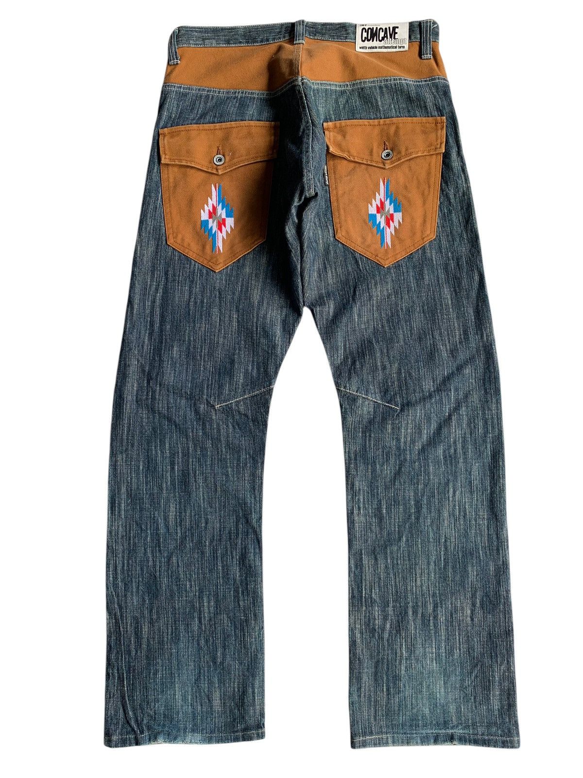 Kapital Concave Attempt Navajo Hippies Style Japanese Denim🌈🎌 Size US 32 / EU 48 - 1 Thumbnail