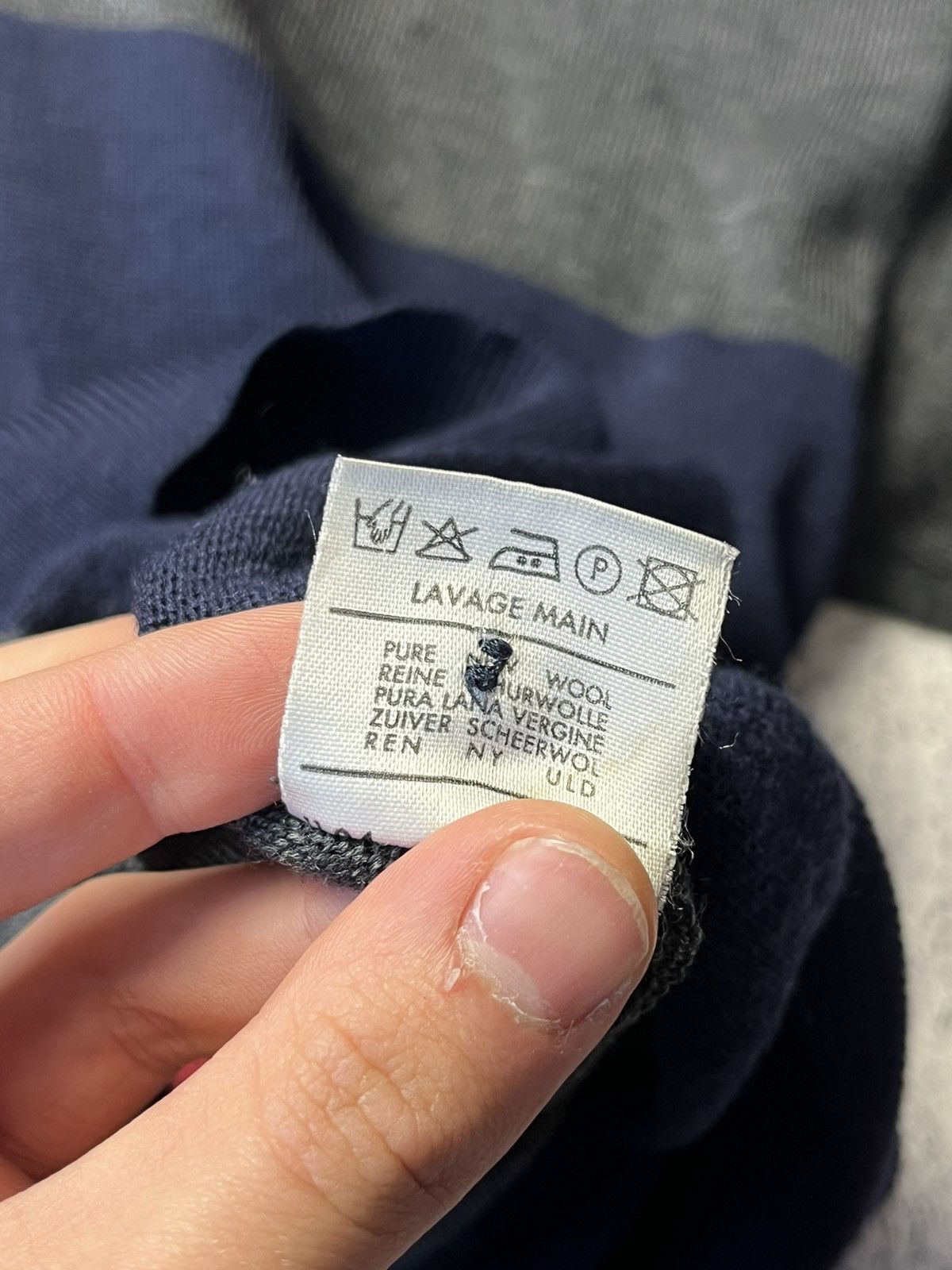 Lacoste Vintage Lacoste Polo Sweater Long sleeve Distressed Y2K Size US XL / EU 56 / 4 - 19 Thumbnail