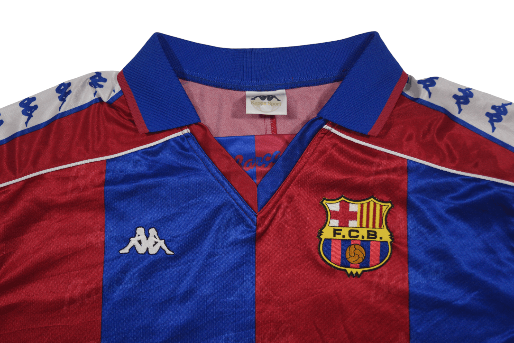 Kappa × Vintage 1995/97 Barcelona Vintage Kappa Home Football Shirt Jersey Size US XL / EU 56 / 4 - 2 Thumbnail