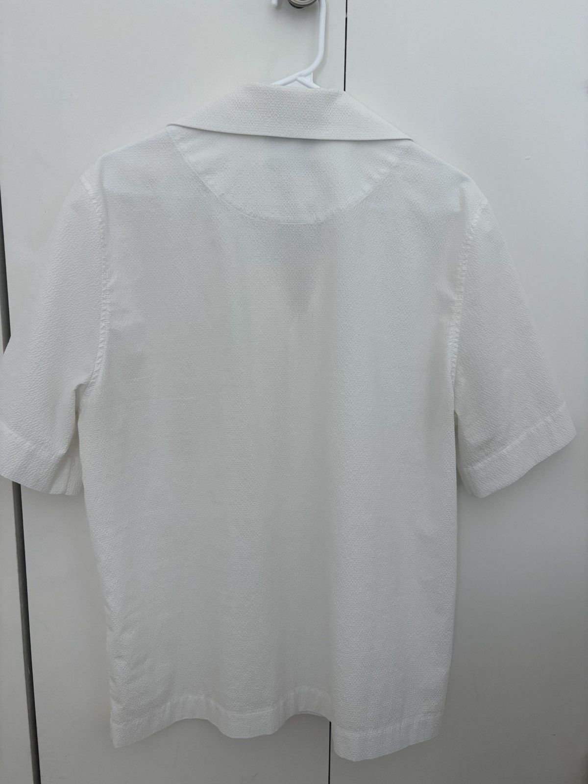 Cos COS WHITE SEERSUCKER SHIRT Size US M / EU 48-50 / 2 - 2 Thumbnail