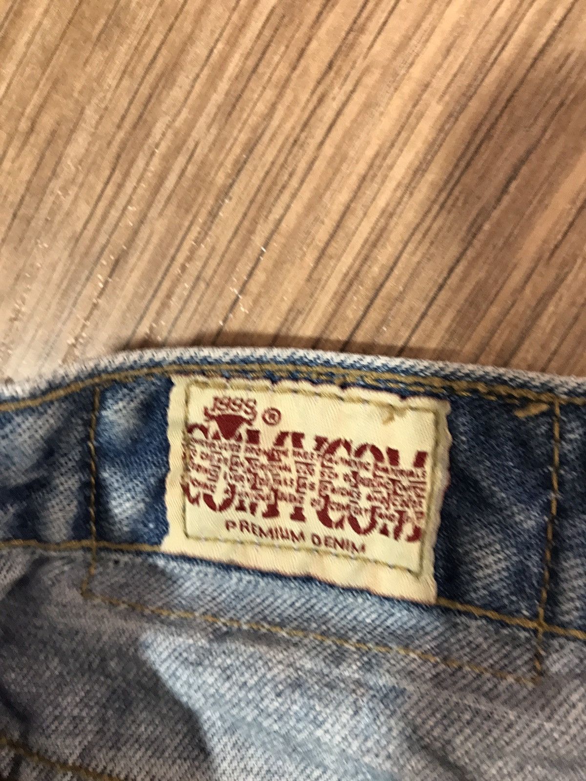 Vintage Vintage Big Flare Denim Pants Jeans Size 29" - 8 Thumbnail