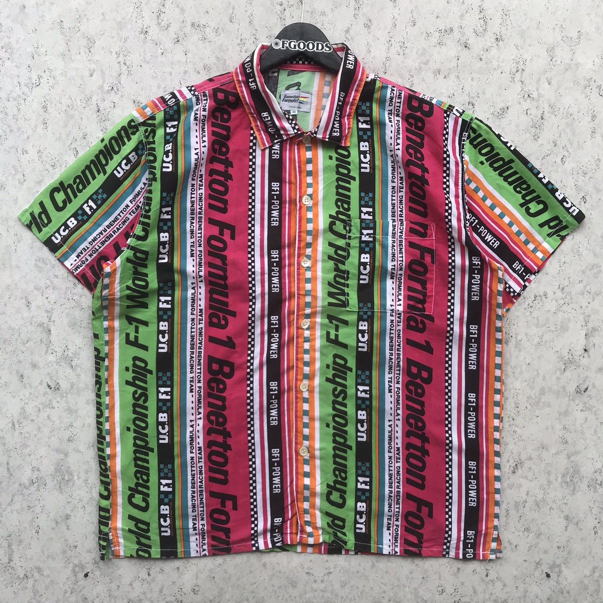 Formula 1 × United Colors Of Benetton Benetton Formula 1 World Championsip F-1 Shirt Size US XL / EU 56 / 4 - 3 Thumbnail