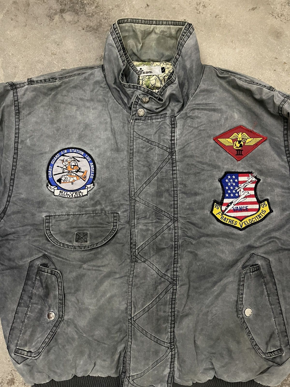 Japanese Brand Vintage Young Astronauts NASA Multi-Patch Bomber Jacket Size US L / EU 52-54 / 3 - 3 Thumbnail