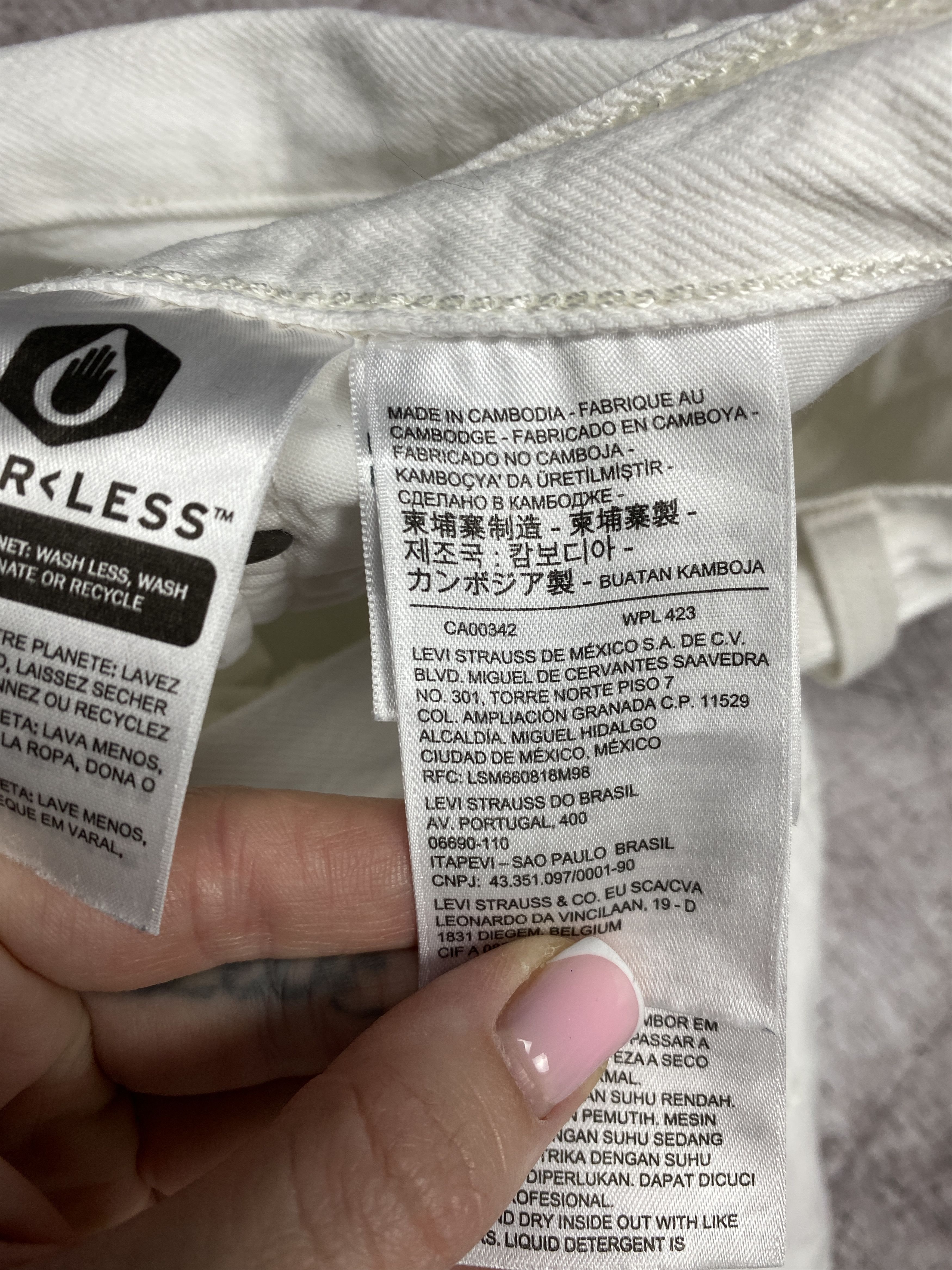 Levi's × Levi's Vintage Clothing Levis Womens White Denim Pants Jeans Size 27" / US 4 / IT 40 - 11 Thumbnail