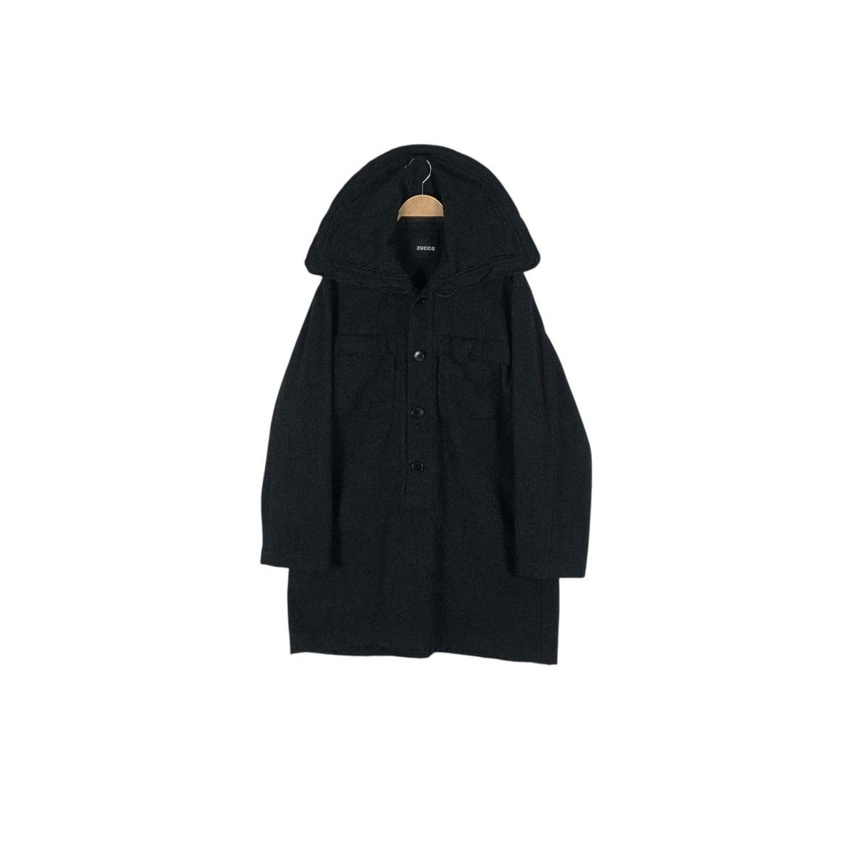Issey Miyake Vintage Zucca Issey Miyake 2003 A/W Deconstructed Wool Coat Size M / US 6-8 / IT 42-44 - 3 Thumbnail