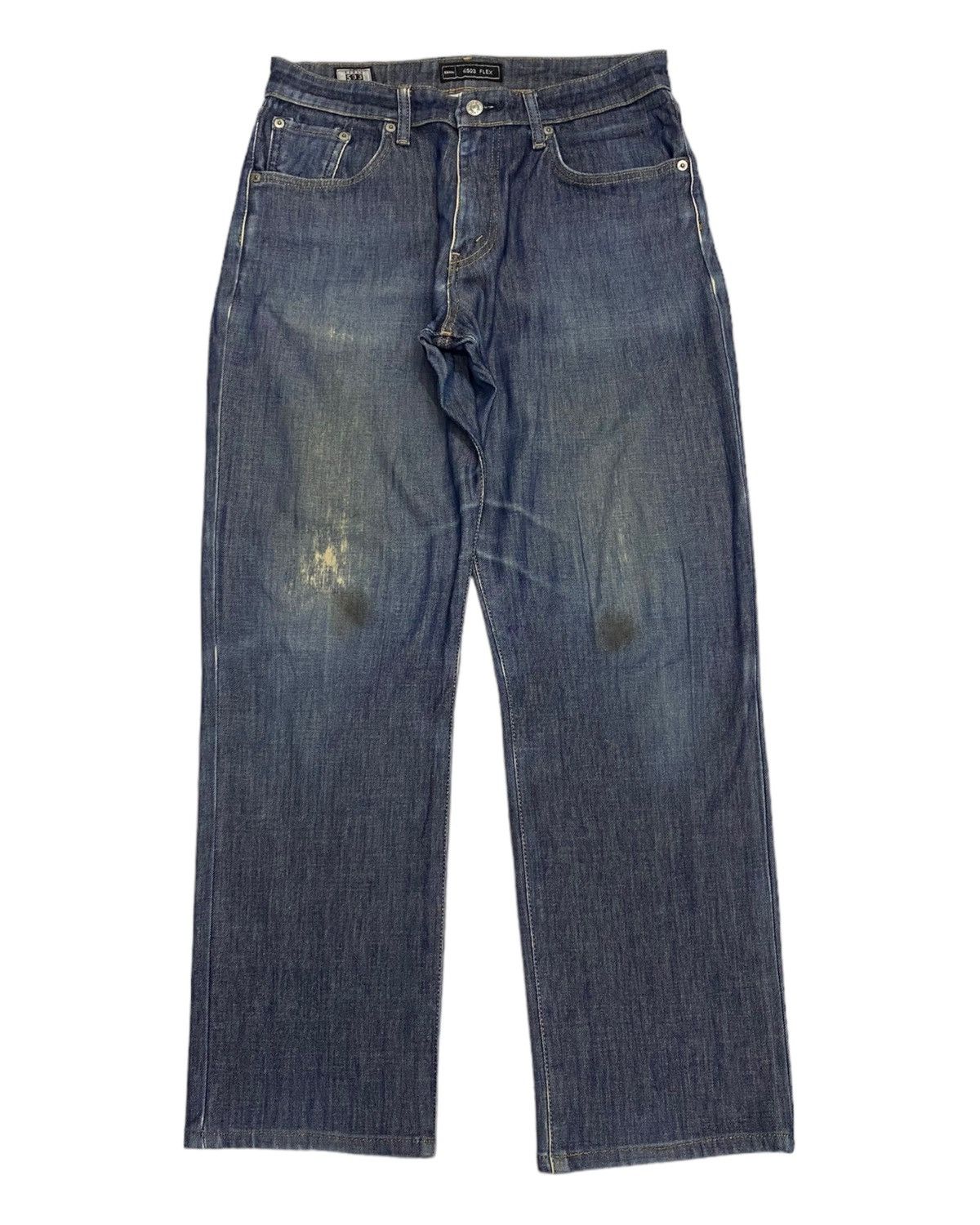 EDWIN 503FLEX BAGGY DISTRESSED DENIM UNDERCOVER STYLE DESIGN