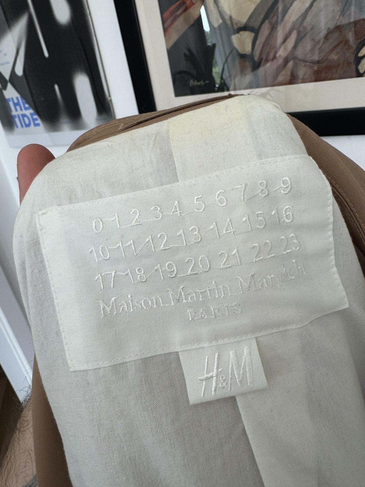 Maison Margiela Maison Margiela x H&M Beige Wool Blazer Classy Designer Rare Size 42R - 3 Thumbnail