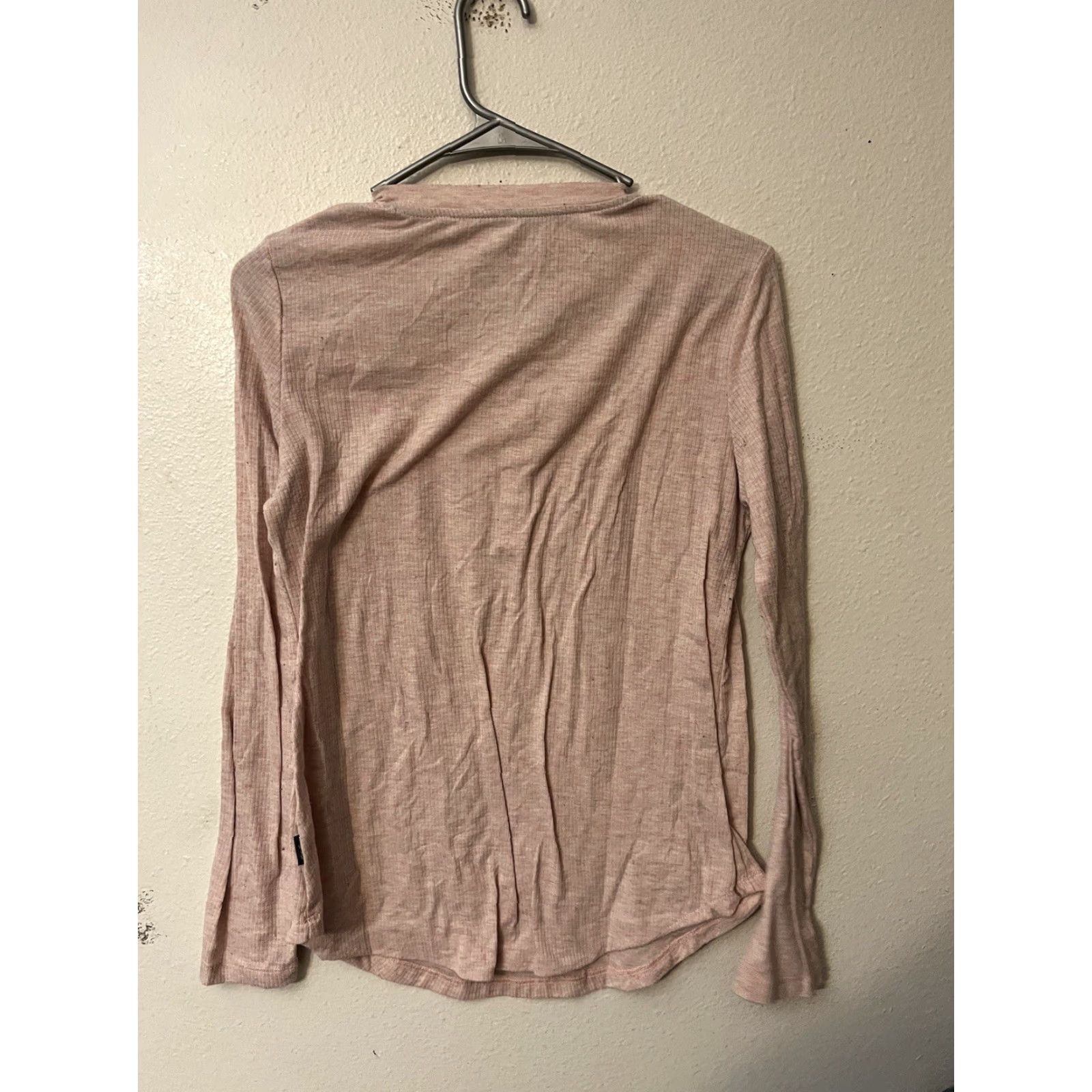 Eddie Bauer Eddie Bauer Shirt Womens Small Pink Sleepwear Henley Long Sleeve Lounge Knit Size S / US 4 / IT 40 - 2 Thumbnail