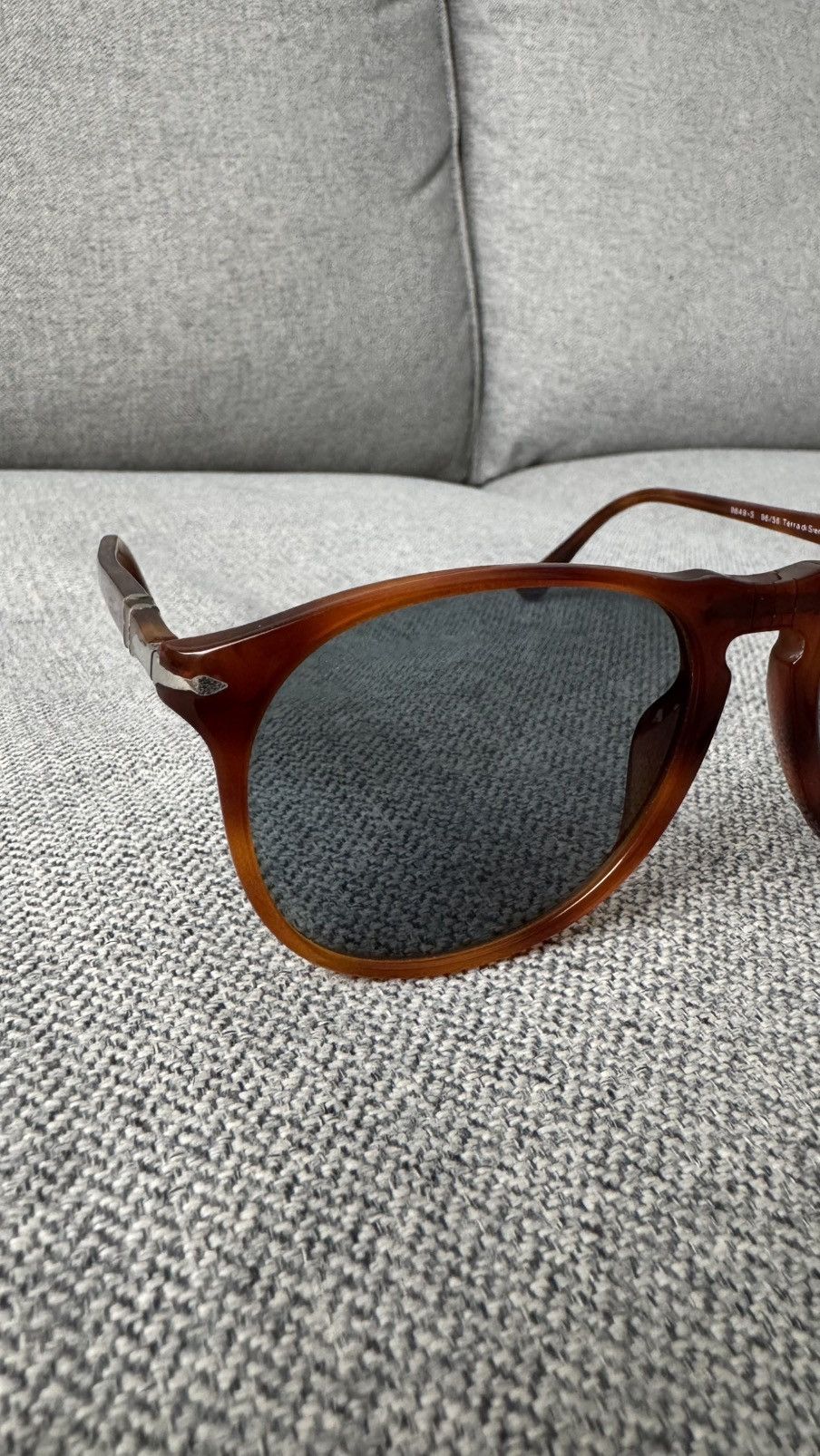 Persol Persol Brown Havana Sunglasses Classic Round Frame Size ONE SIZE - 7 Thumbnail
