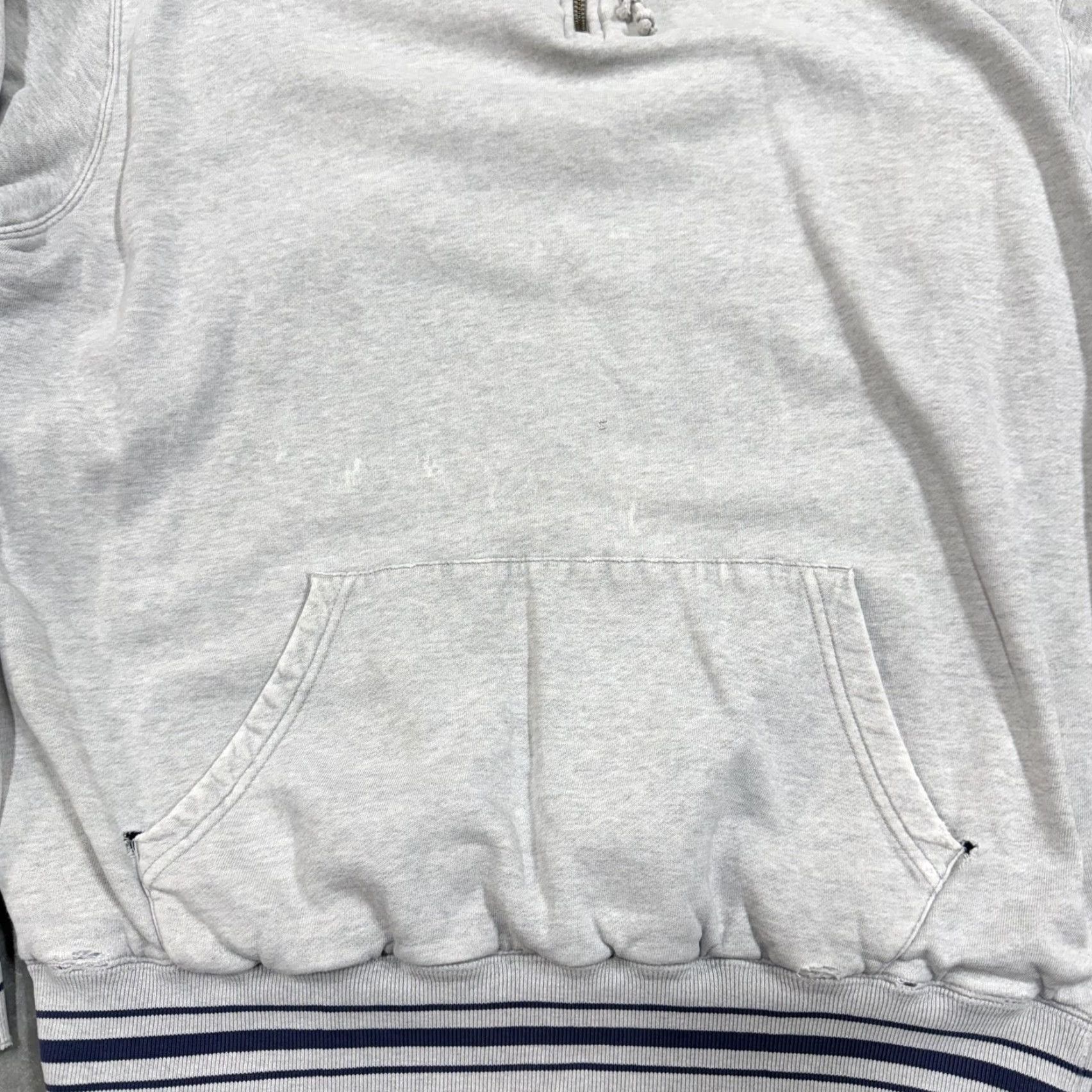 Polo Ralph Lauren Vintage Polo Ralph Lauren Hoodie Sweatshirt Mens Large Gray 1/4 Zip RPL 91-L 90s Size US L / EU 52-54 / 3 - 7 Thumbnail