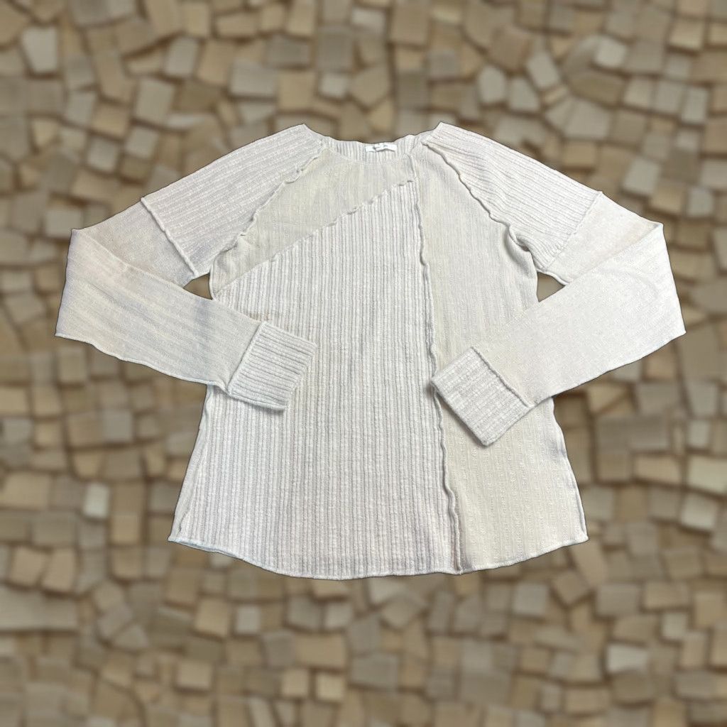 Vintage Maurices Sweater Women's Size S Pullover Long Sleeve Ivory Cream Knit Regular Casual Travel Fall Winter Size S / US 4 / IT 40 - 1 Thumbnail