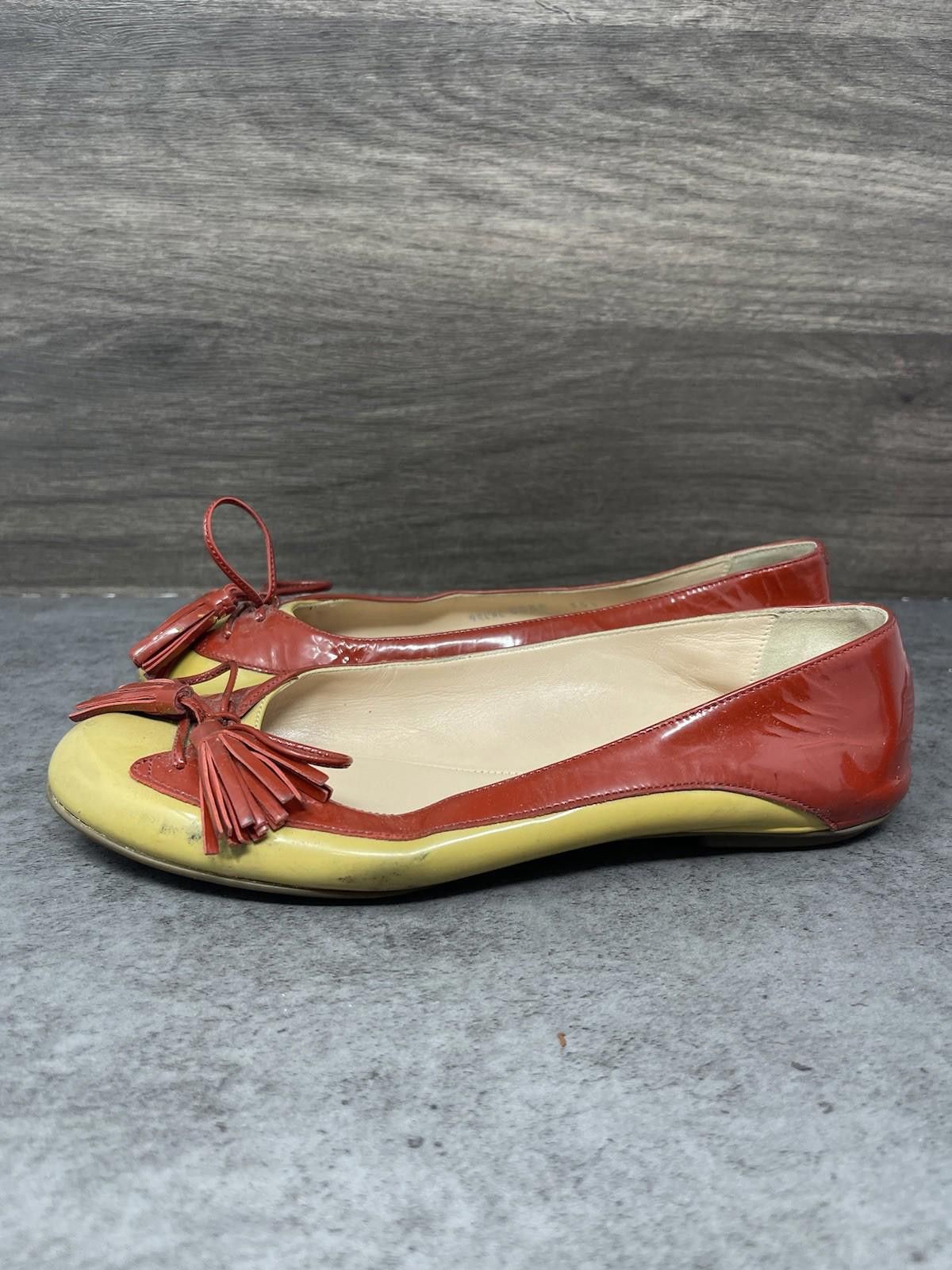 Bally BALLY Shoes Womens Size 5.5 (35.5) Ballet Flats Red Size US 5.5 / IT 35.5 - 1 Thumbnail