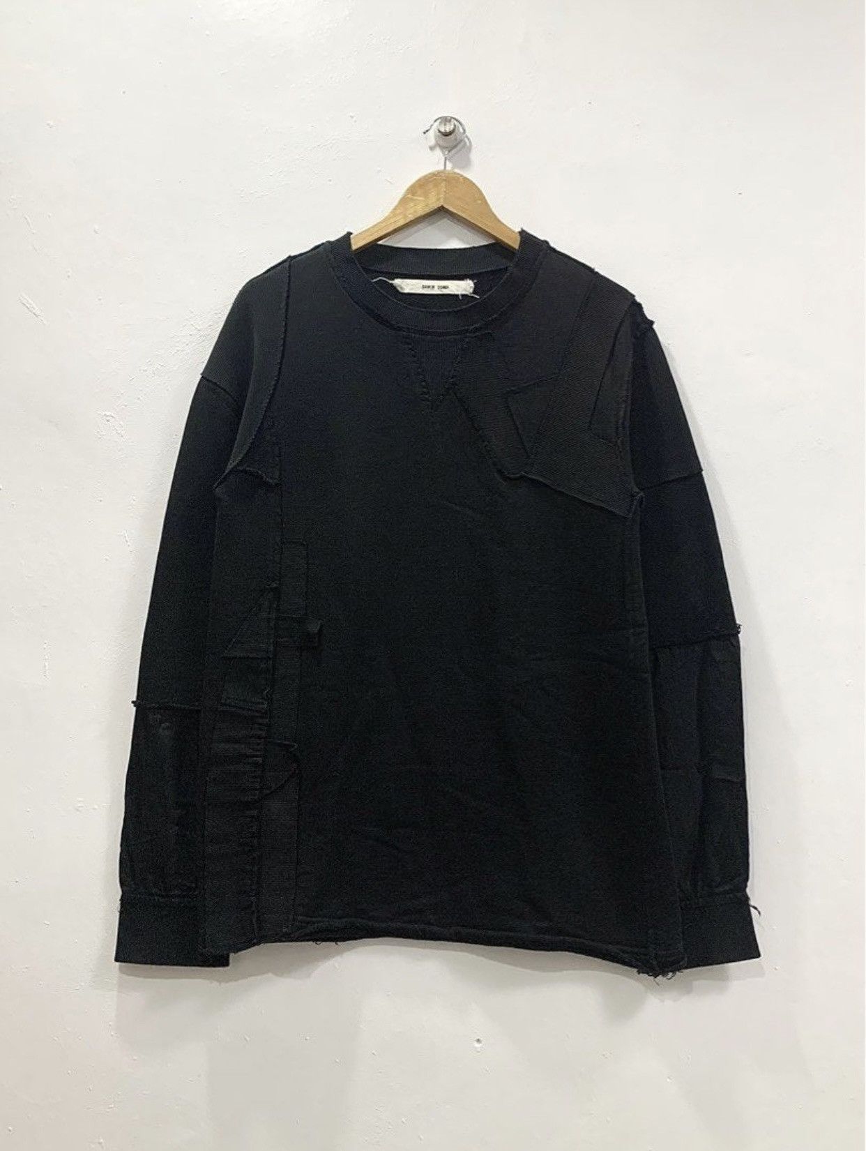 Damir Doma DAMIR DOMA DECONSTRUCTED - PATCHWORK CREWNECK Size US S / EU 44-46 / 1 - 1 Thumbnail
