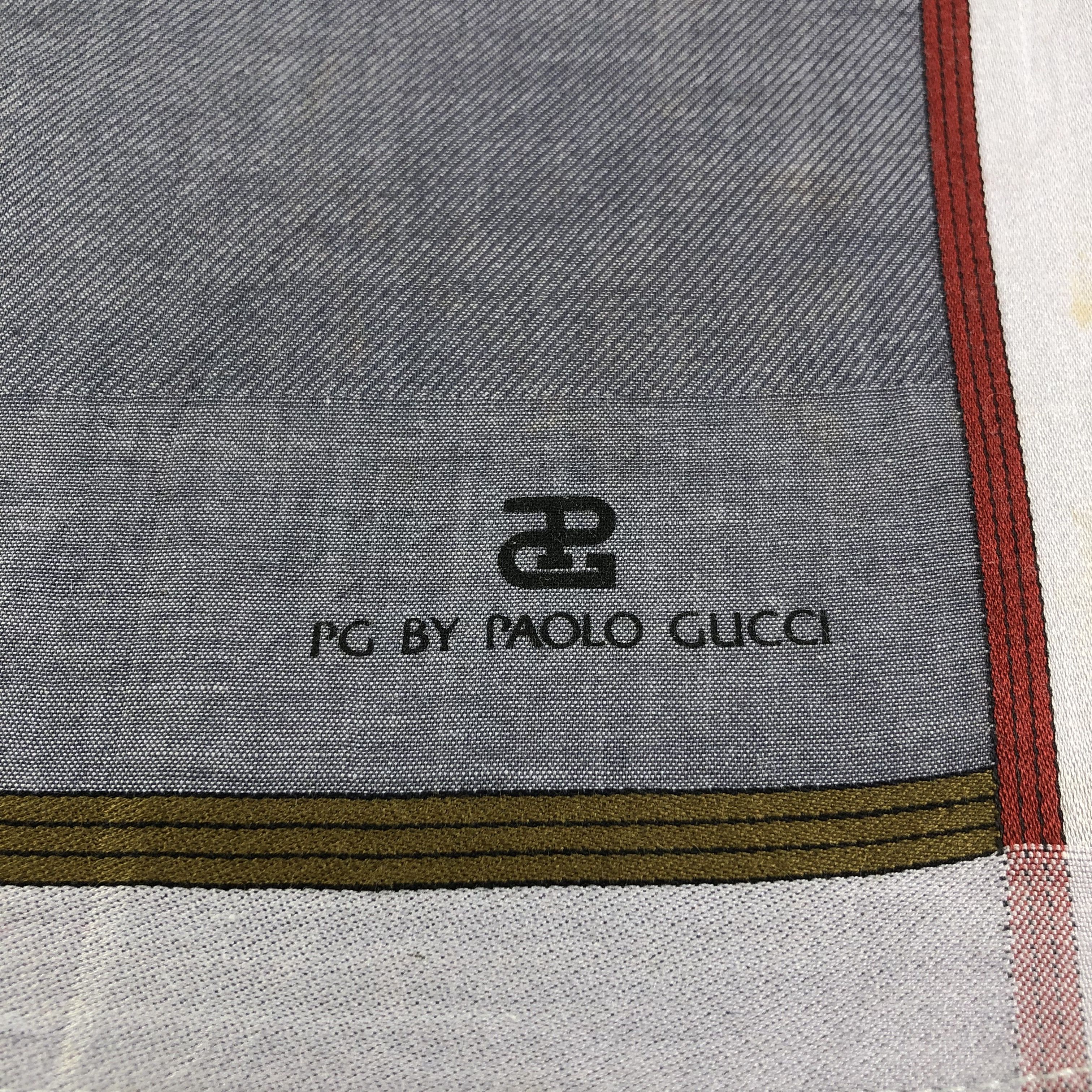 Paolo Gucci PG by Paolo Gucci Handkerchief Neckerchief Bandana H1489 Size ONE SIZE - 4 Thumbnail