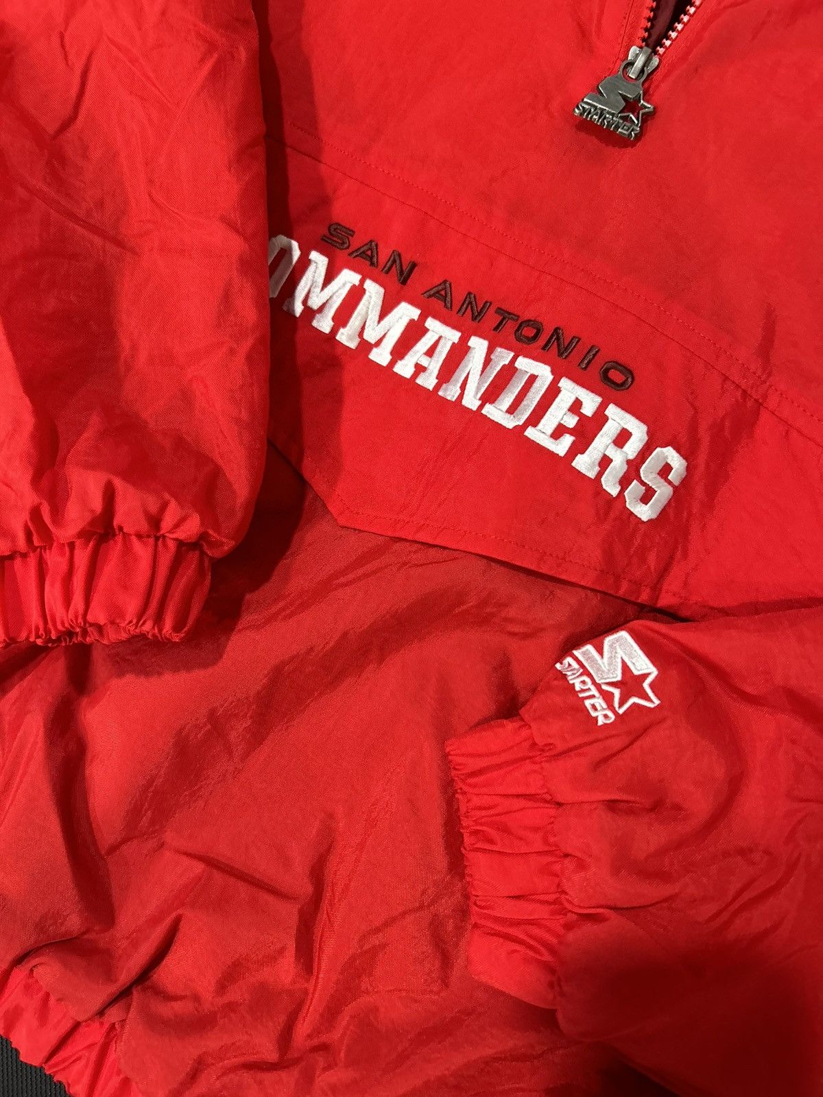 Starter STARTER San Antonio Commanders puffer jacket 90s style rare Size US L / EU 52-54 / 3 - 4 Thumbnail