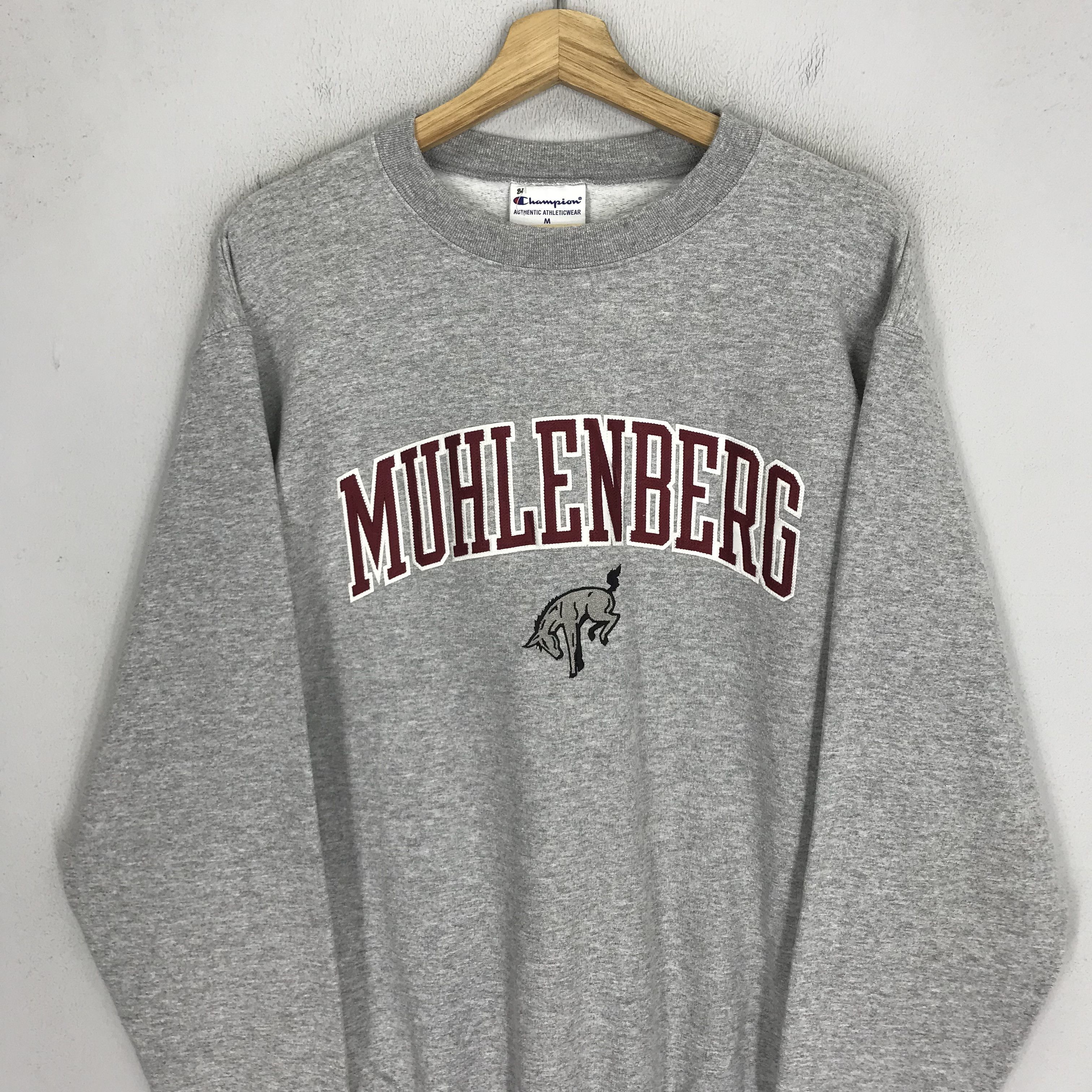 Vintage Vintage Muhlenberg Gray Sweatshirt Medium - 476 Size US M / EU 48-50 / 2 - 3 Thumbnail