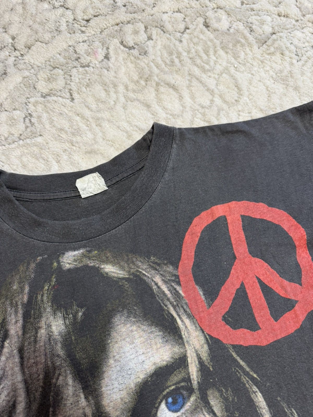 Band Tees × Vintage Vintage Kurt Cobain Graphic Tee - Nirvana Band Shirt Size US M / EU 48-50 / 2 - 6 Thumbnail