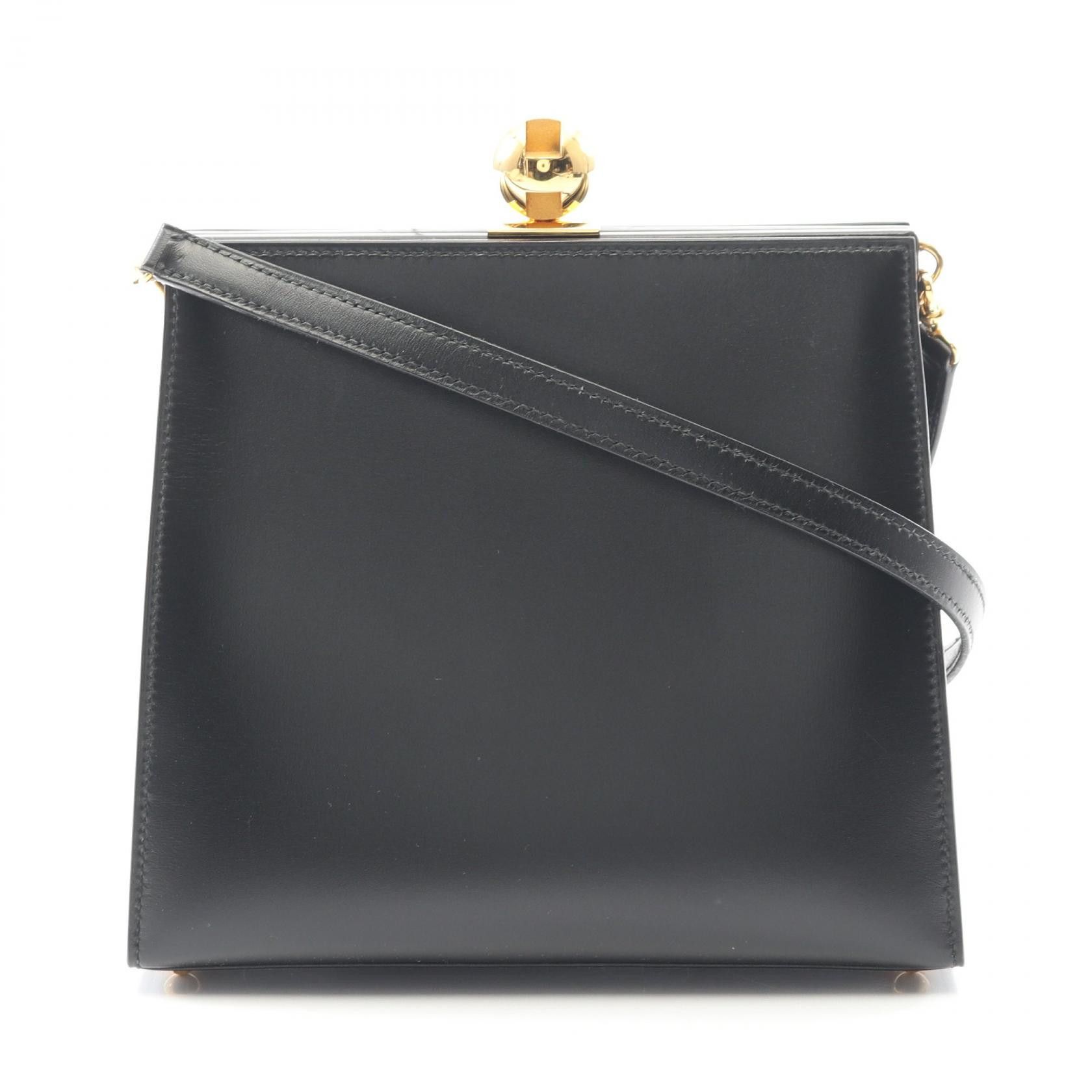 Hermes Hermes Hermes Box Calf Shoulder Bag Leather Shoulder Bag DUTY FREE for USA Size ONE SIZE - 1 Thumbnail