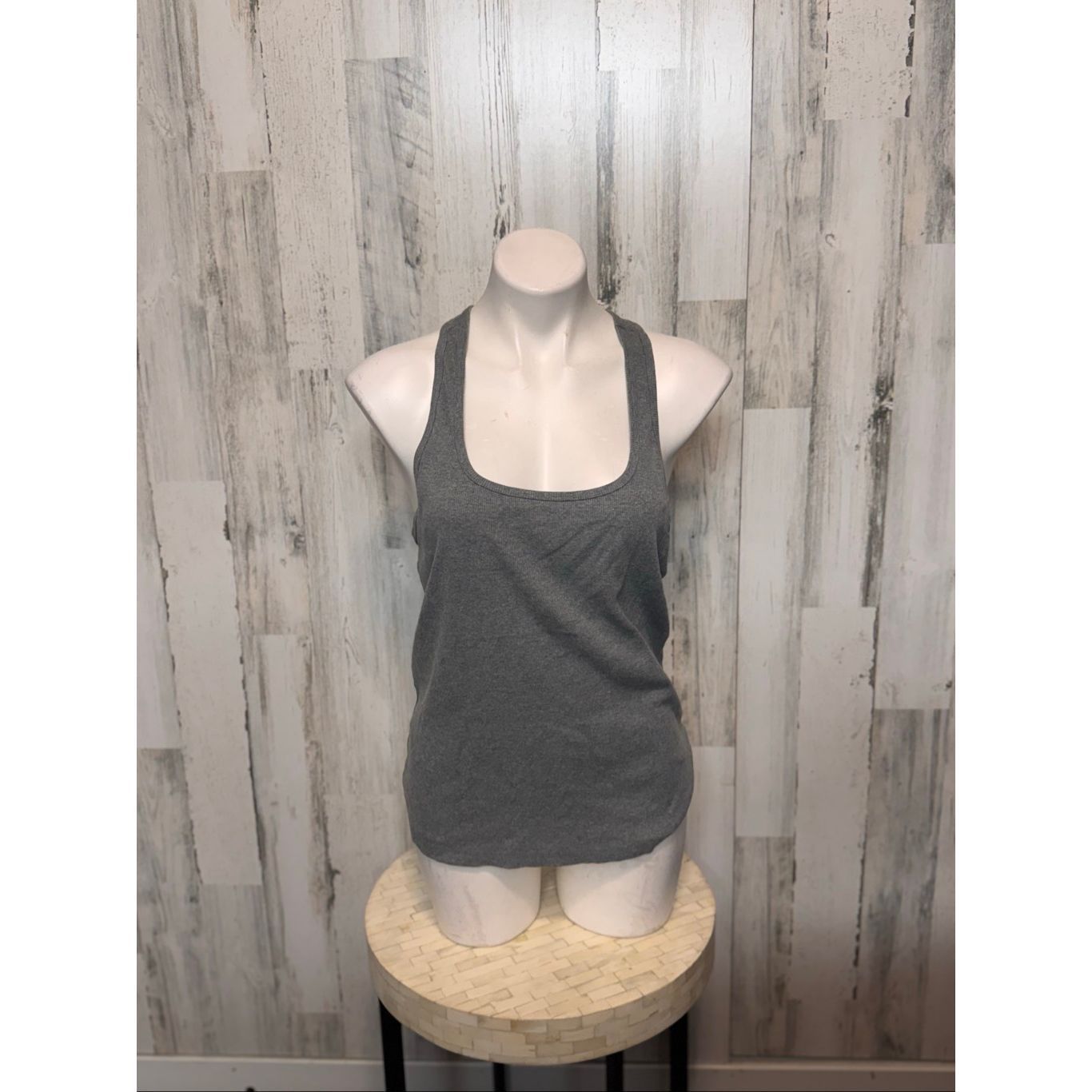Other Wild Fable Gray Ribbed Tank Top XXL | Soft Stretchy Racerbac Size XXL / US 16-18 / IT 52-54 - 1 Thumbnail