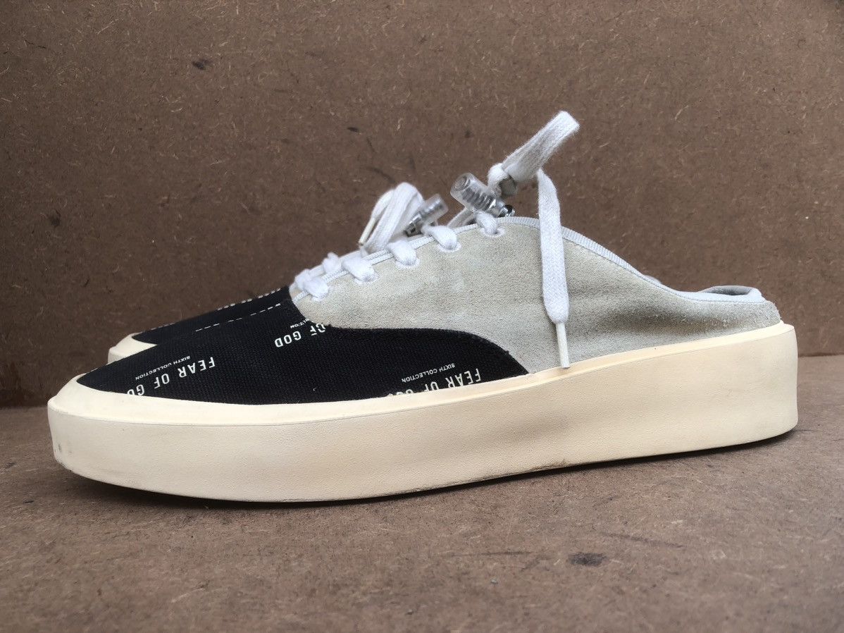 Fear of God Fear Of God Black Canvas Sneakers Size 41 Size US 7 / EU 40 - 4 Thumbnail