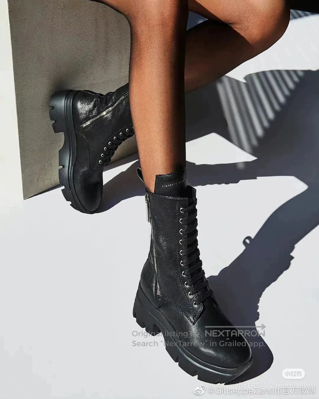 Giuseppe Zanotti Giuseppe Zanotti Women's Platform Martin Boots. Size US 6 / IT 36 - 9 Thumbnail