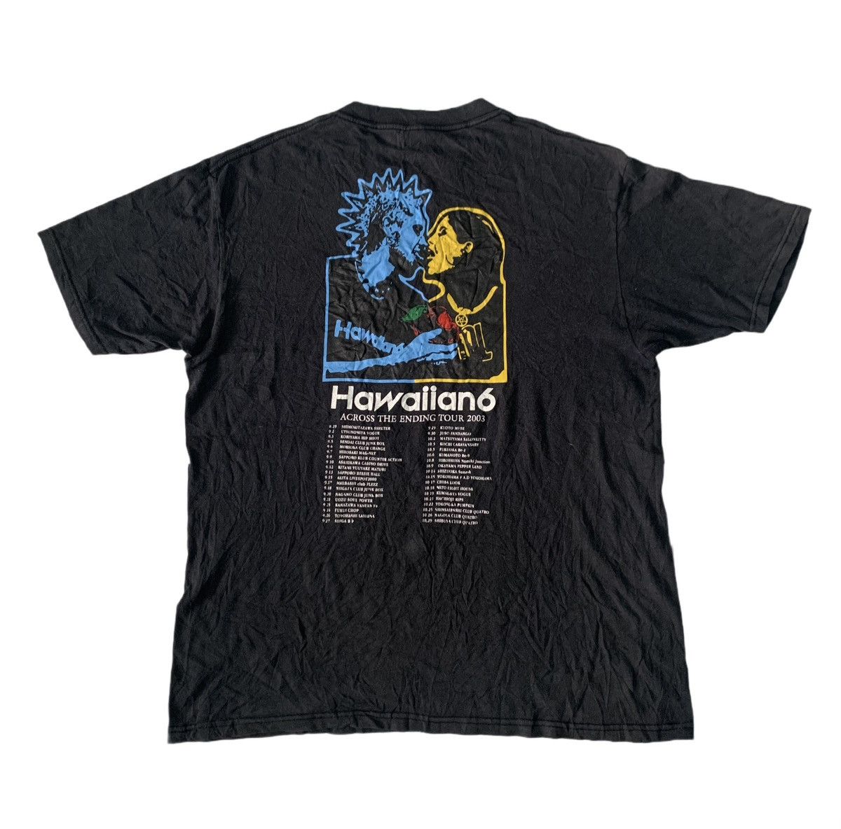 Band Tees Vtg 2003 Hawaiian6 Punk Rock Japan Band Tee Size US L / EU 52-54 / 3 - 1 Thumbnail