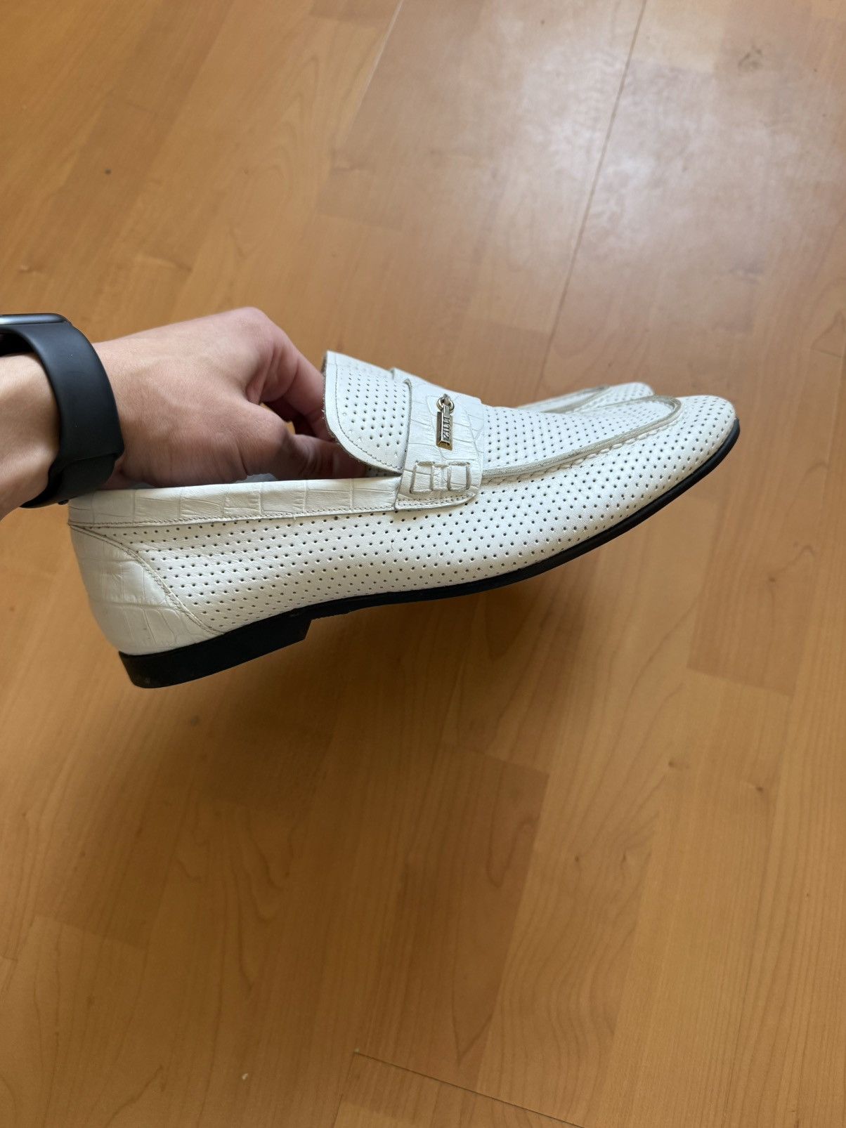 Vintage × Zilli Zilli Crocodile loafers Luxury shoes Size 40 Size US 7.5 / EU 40-41 - 3 Thumbnail