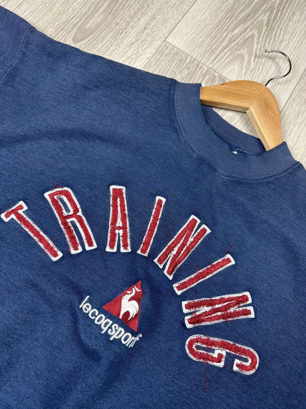 Le Coq Sportif × Vintage Vintage Le Coq Sportif Sweatshirts Big Logo Size US L / EU 52-54 / 3 - 4 Thumbnail