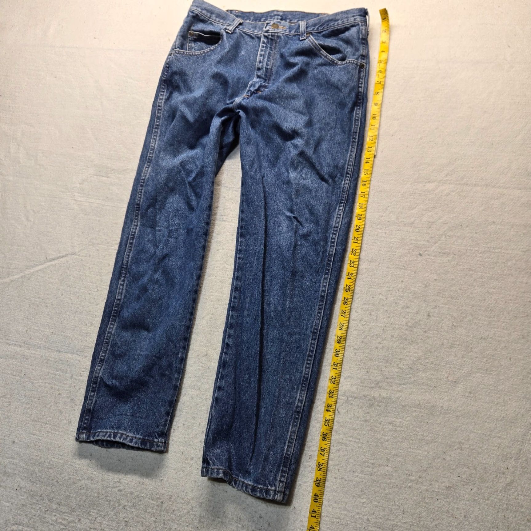 Wrangler Wrangler Jeans Denim Pants Regular Fit Adult Men's Size 36 x 29 Blue Size US 36 / EU 52 - 7 Thumbnail