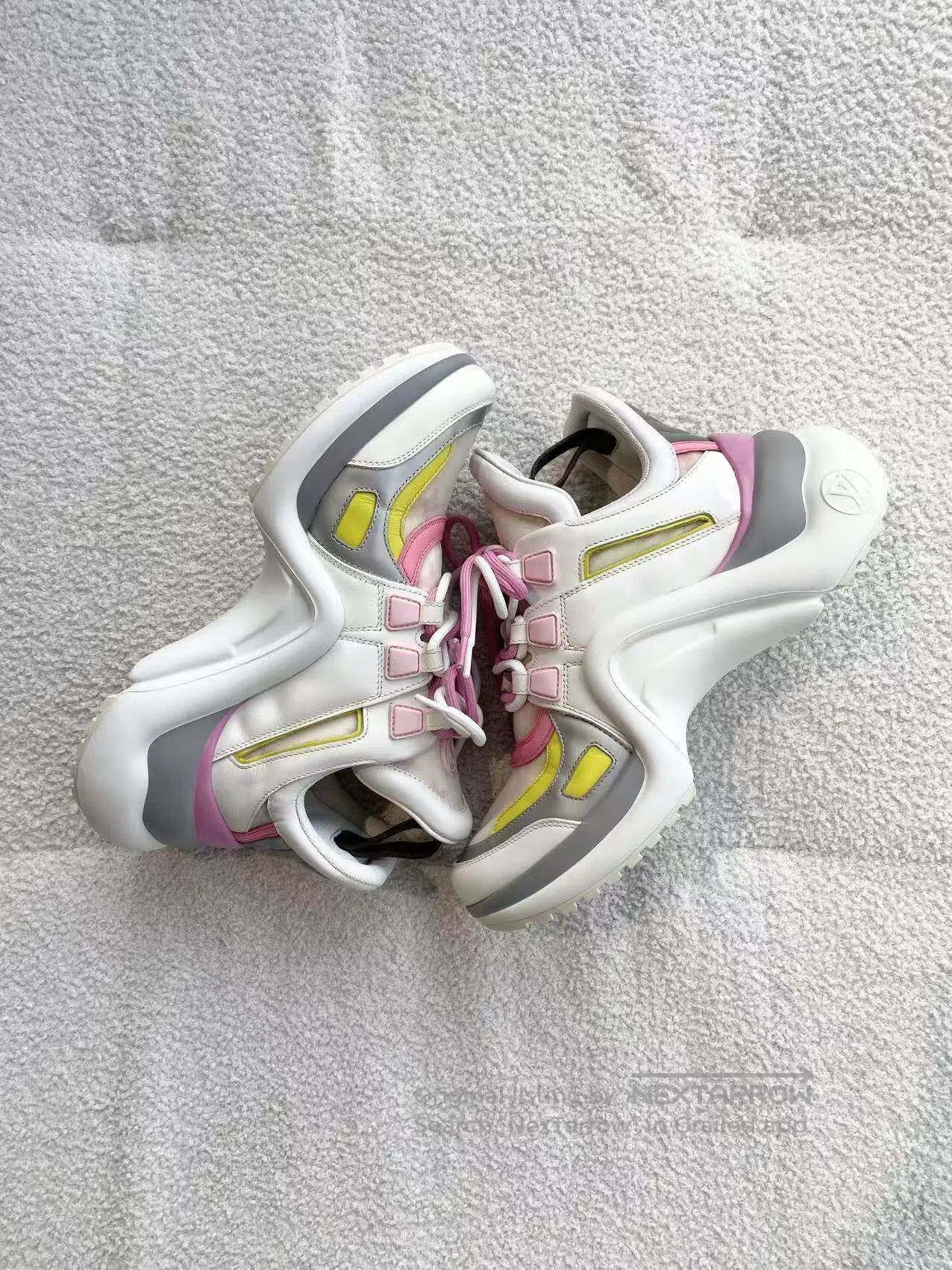 Louis Vuitton Louis Vuitton Presbyterian logo arch bridge sneakers| Size US 6 / IT 36 - 4 Thumbnail
