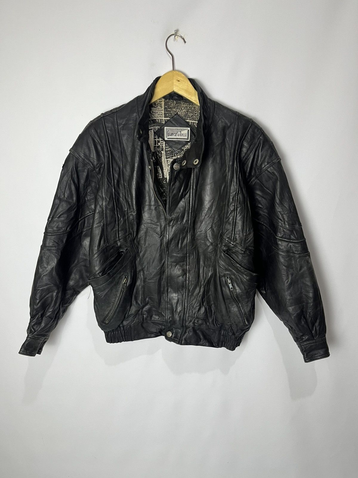 GIAN CARLO ROSSI giancarlo rossi leather jacket Size US M / EU 48-50 / 2 - 3 Thumbnail