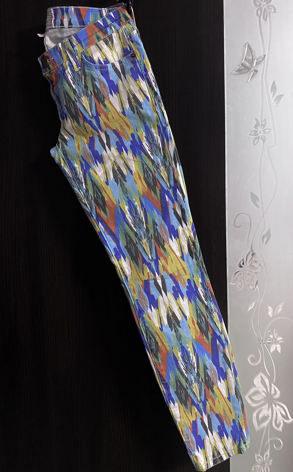 Current/Elliot Current/Elliott Full Printed Multicolour Arrow Stretch Jeans Size 25" / US 0 / IT 36 - 5 Thumbnail