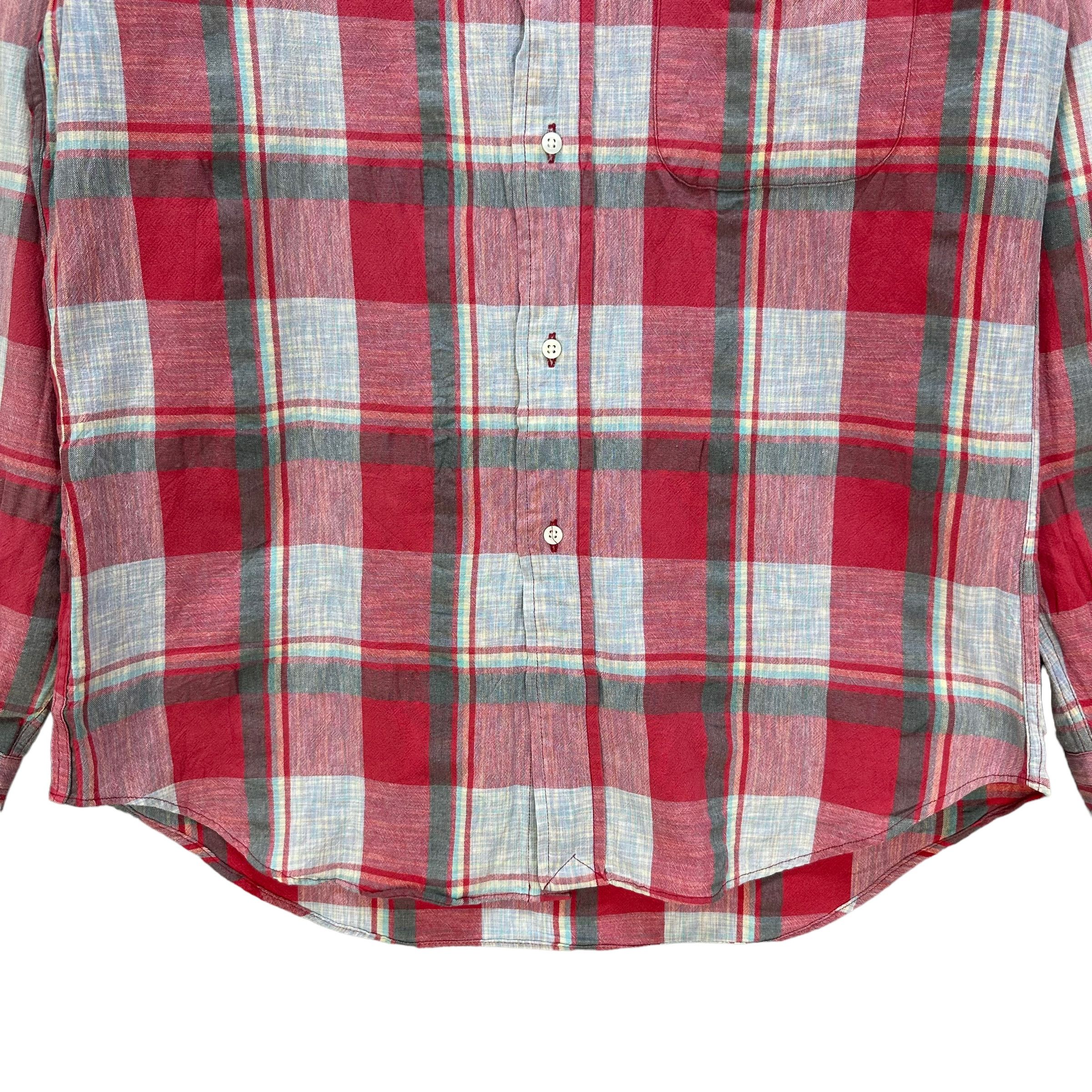 Sugar Cane SUGAR CANE CHECKED PLAID BUTTON UPS SHIRT #8999-47 Size US M / EU 48-50 / 2 - 3 Thumbnail