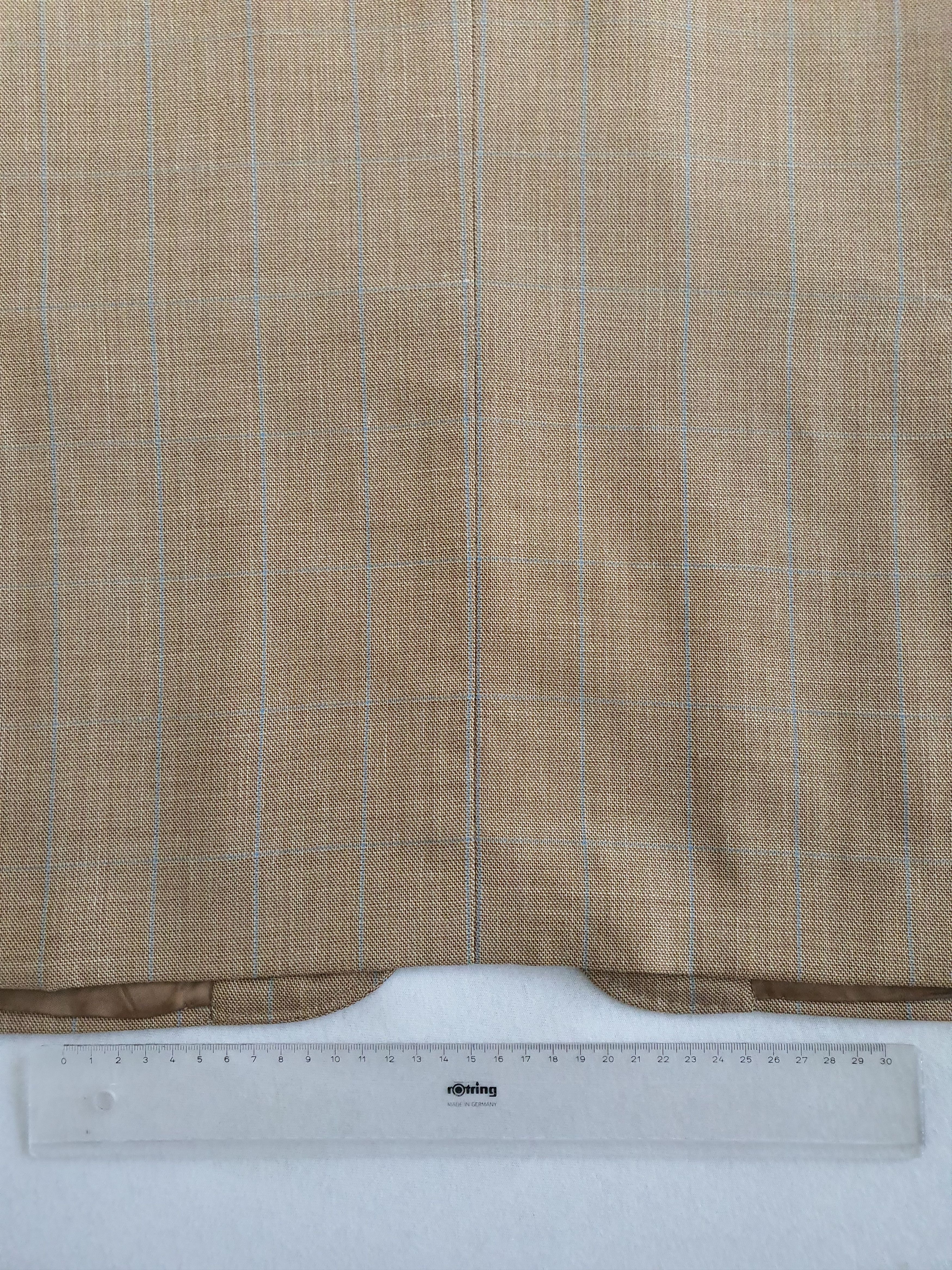 Corneliani CC - Vintage Windowpane Sports Coat Jacket - Wool Silk Linen Size 40R - 8 Thumbnail