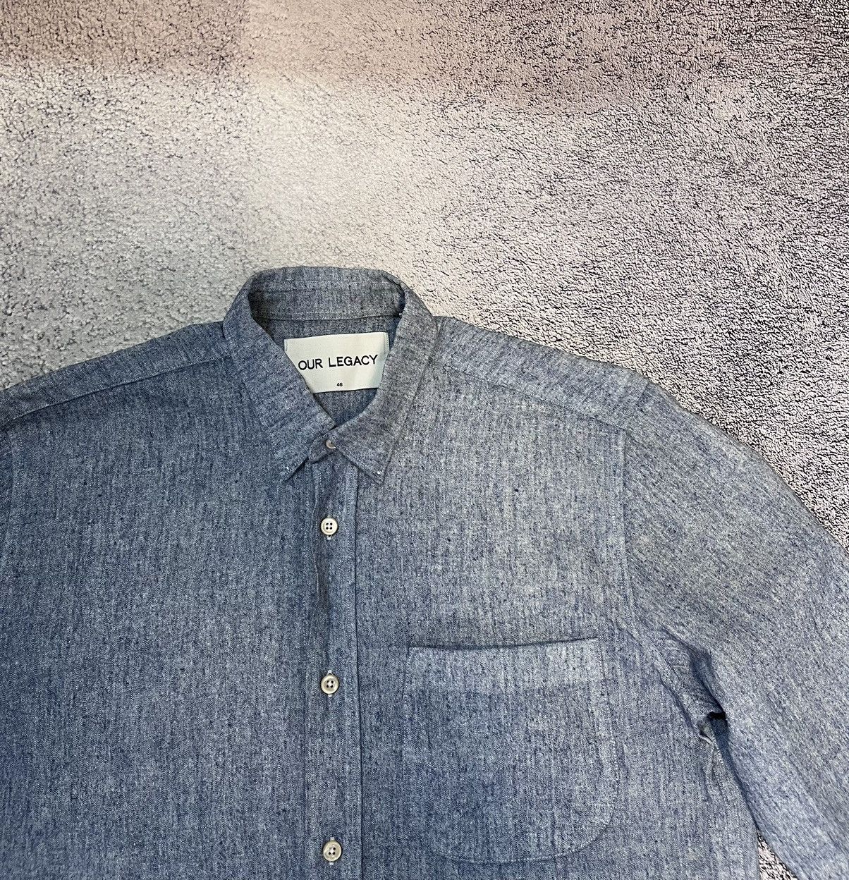Our Legacy Our Legacy Men’s Shirt Button-Down Long Sleeve Hemp Organic Size US S / EU 44-46 / 1 - 3 Thumbnail