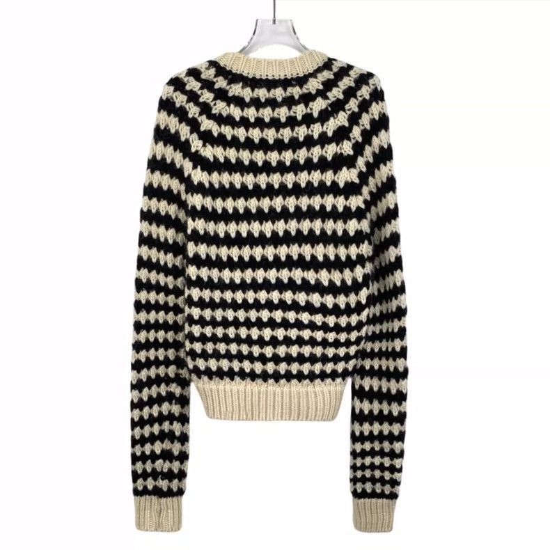 Saint Laurent Colorful Knit Wool Sweater-2507