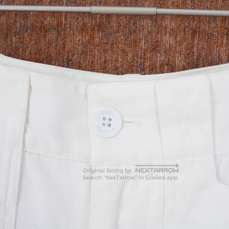 Louis Vuitton Louis Vuitton White Pocket Denim Shorts Size US 38 / EU 54 - 3 Thumbnail