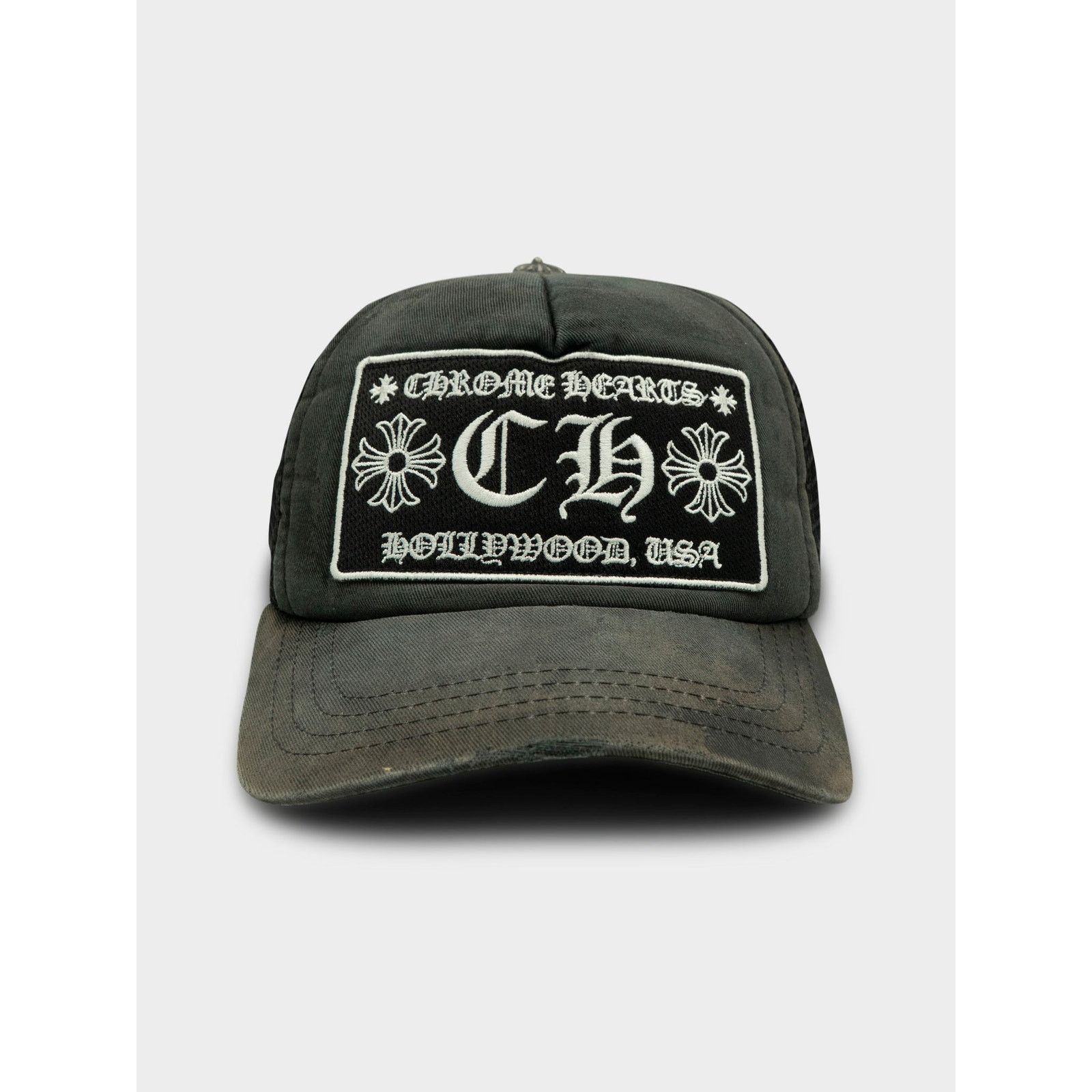 Chrome Hearts Vintage Black Trucker Hat Size ONE SIZE - 1 Thumbnail