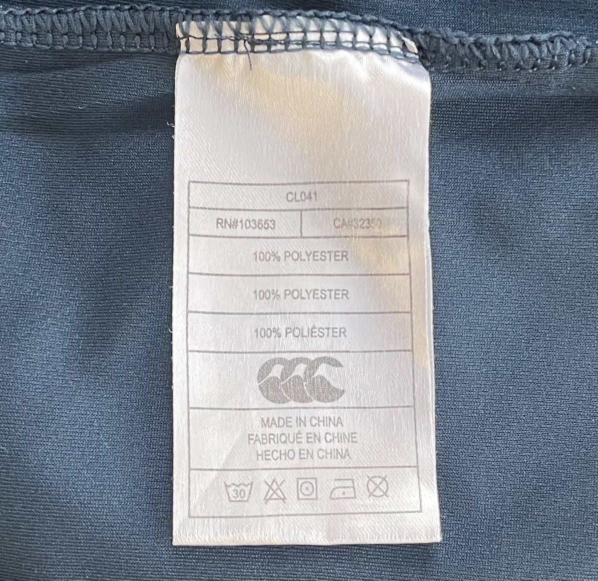 Canterbury of New Zealand World Cup 2015 England Rugby Team Canterbury Shirt Size L Size US L / EU 52-54 / 3 - 5 Thumbnail