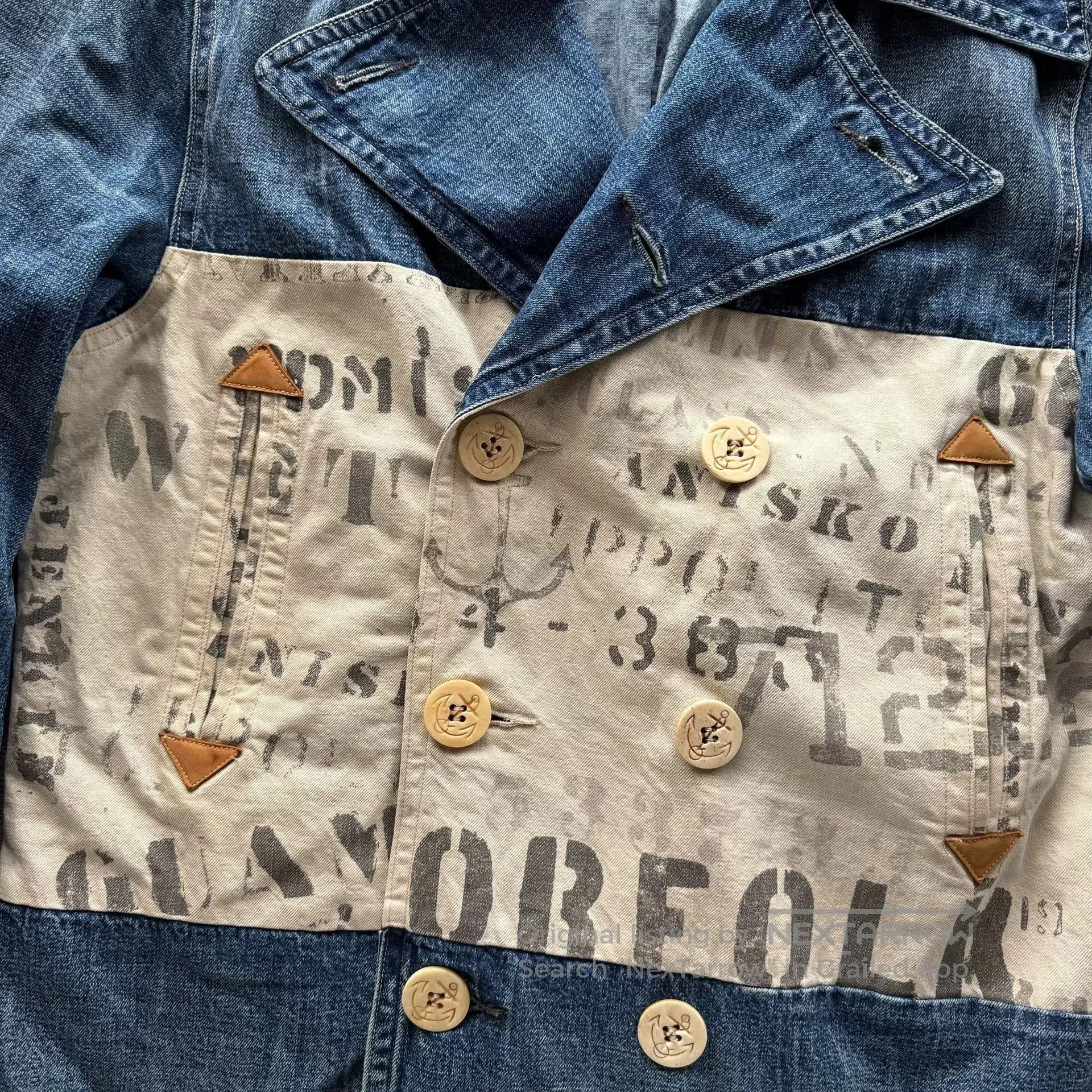 RRL Ralph Lauren RRL Denim Canvas 740 Navy Coat. Size US S / EU 44-46 / 1 - 5 Thumbnail