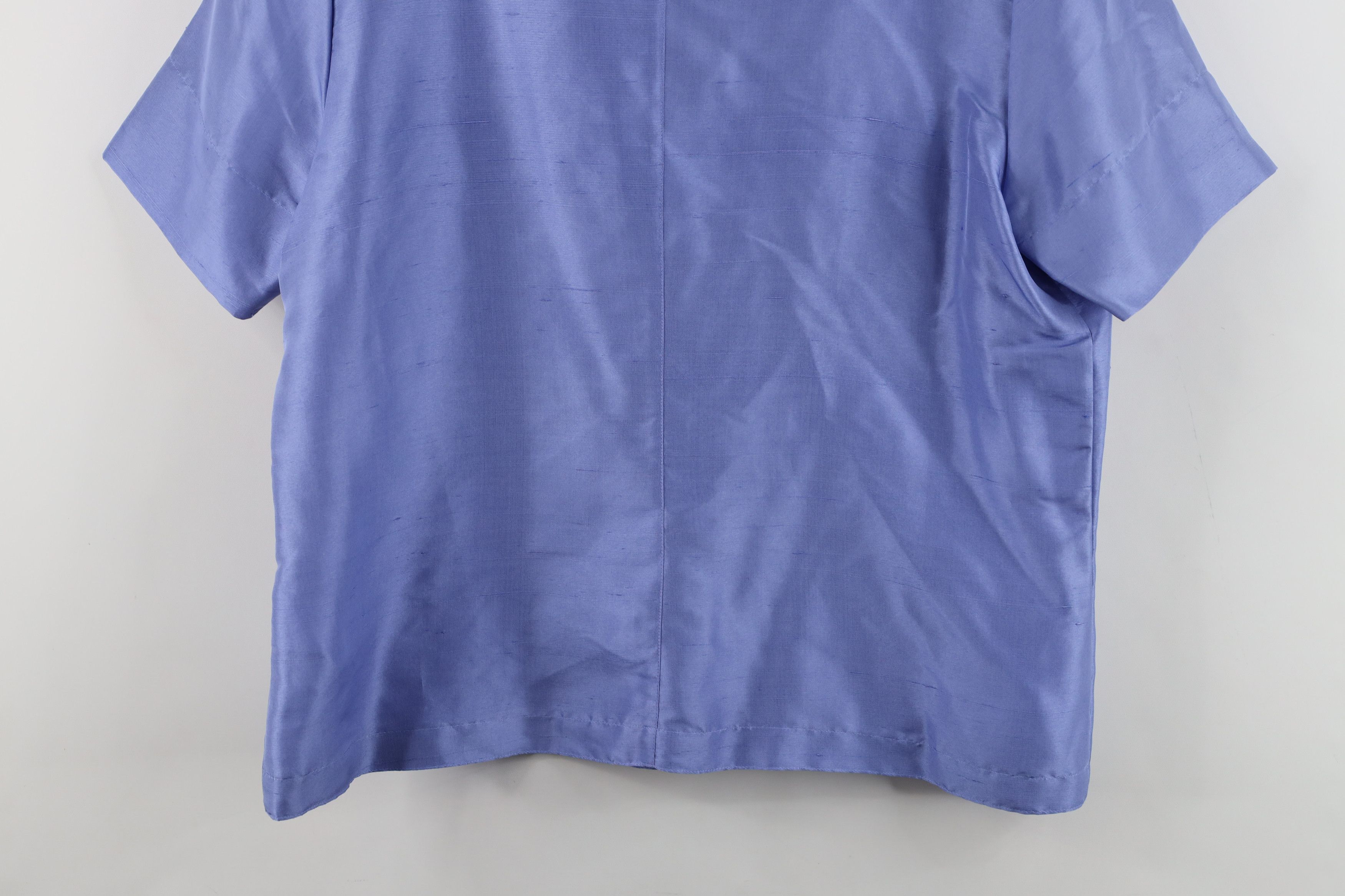 Vintage Vintage 90s Streetwear Short Sleeve Collared Button Shirt Size L / US 10 / IT 46 - 10 Thumbnail